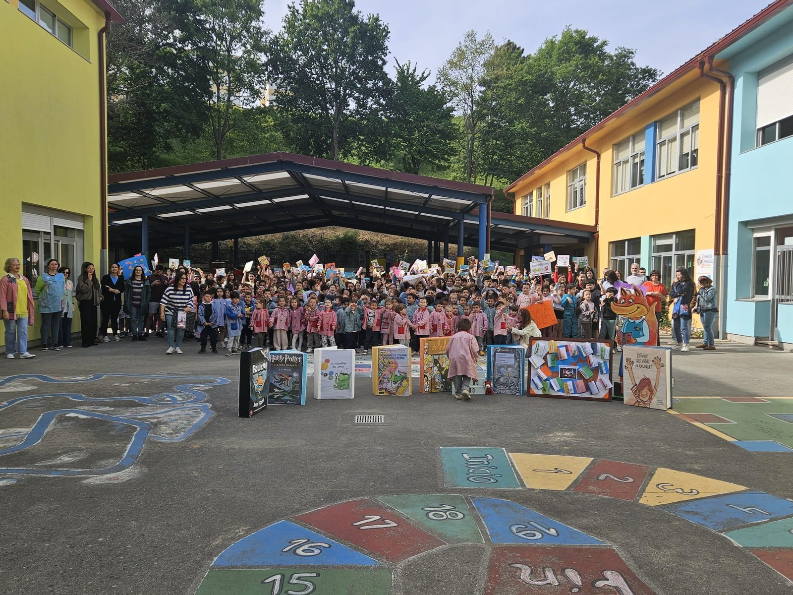 O Día do Libro no colexio Curros Enríquez de Celanova