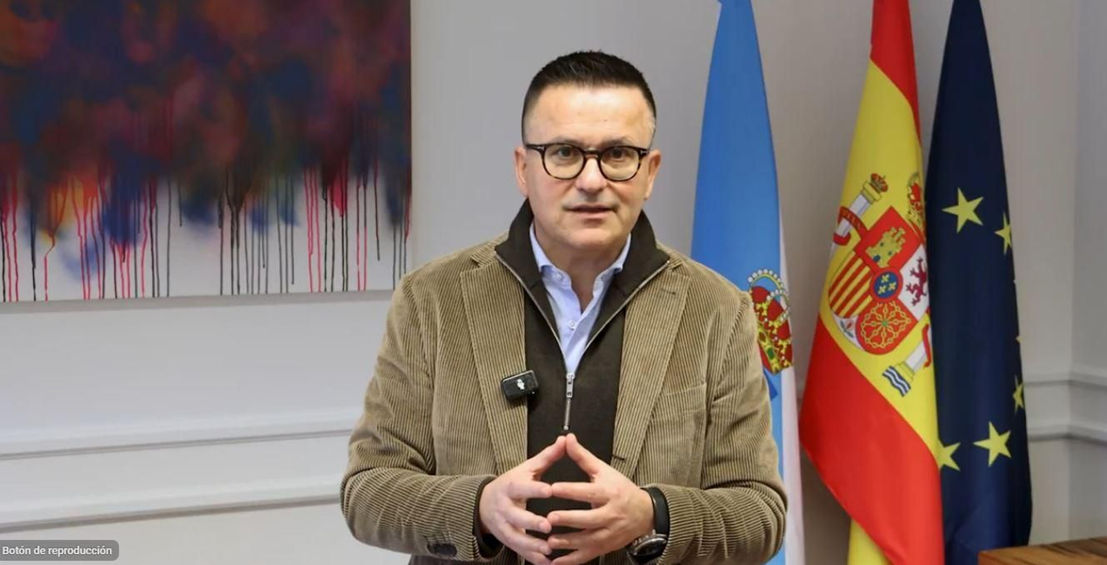 En la imagn José González, conselleiro de Emprego