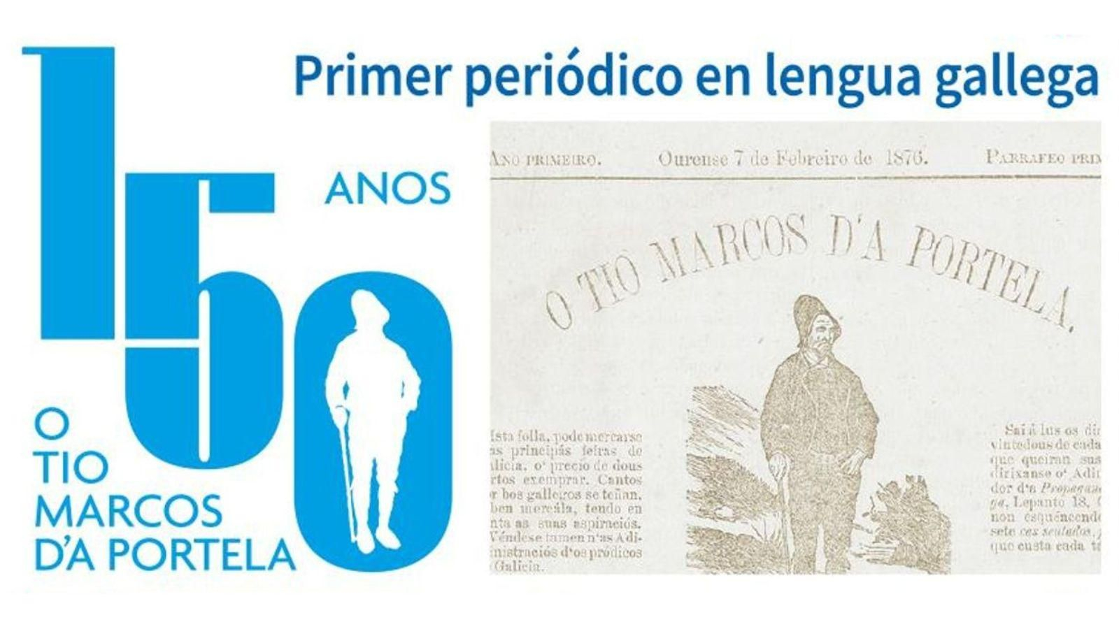 El cupón dedicado a "O Tio Marcos d'A Portela"
