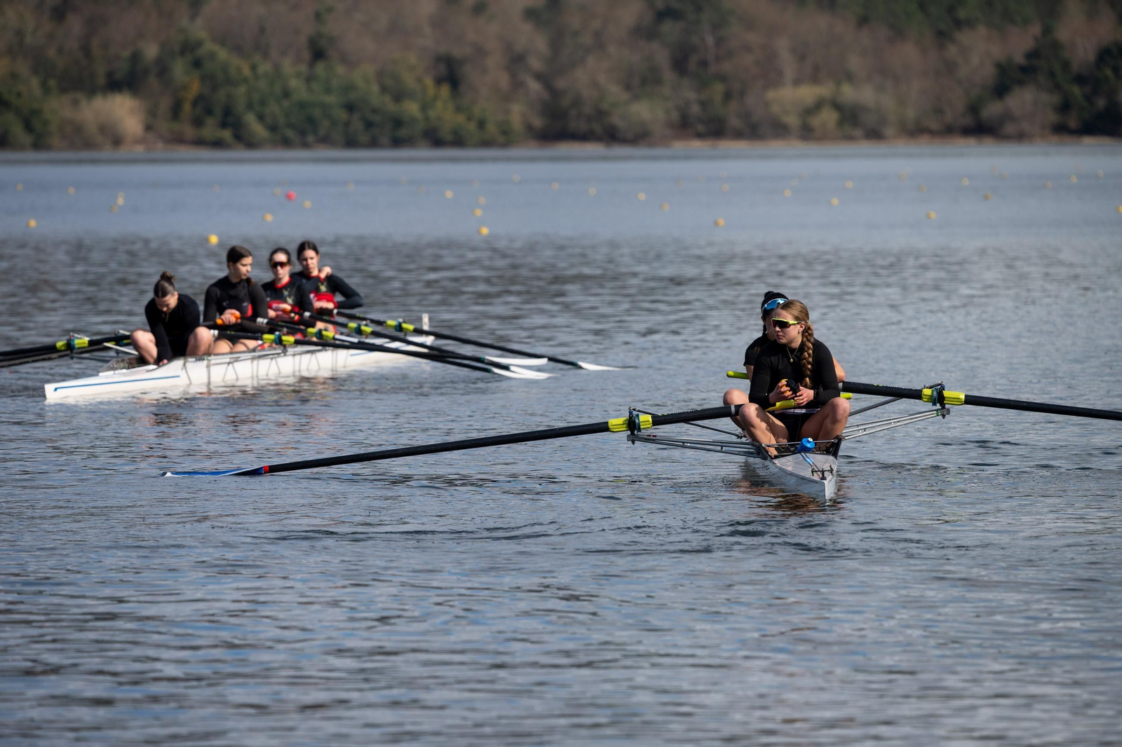 Galería | La Liga Gallega de Remo arranca la temporada en Castrelo de Miño