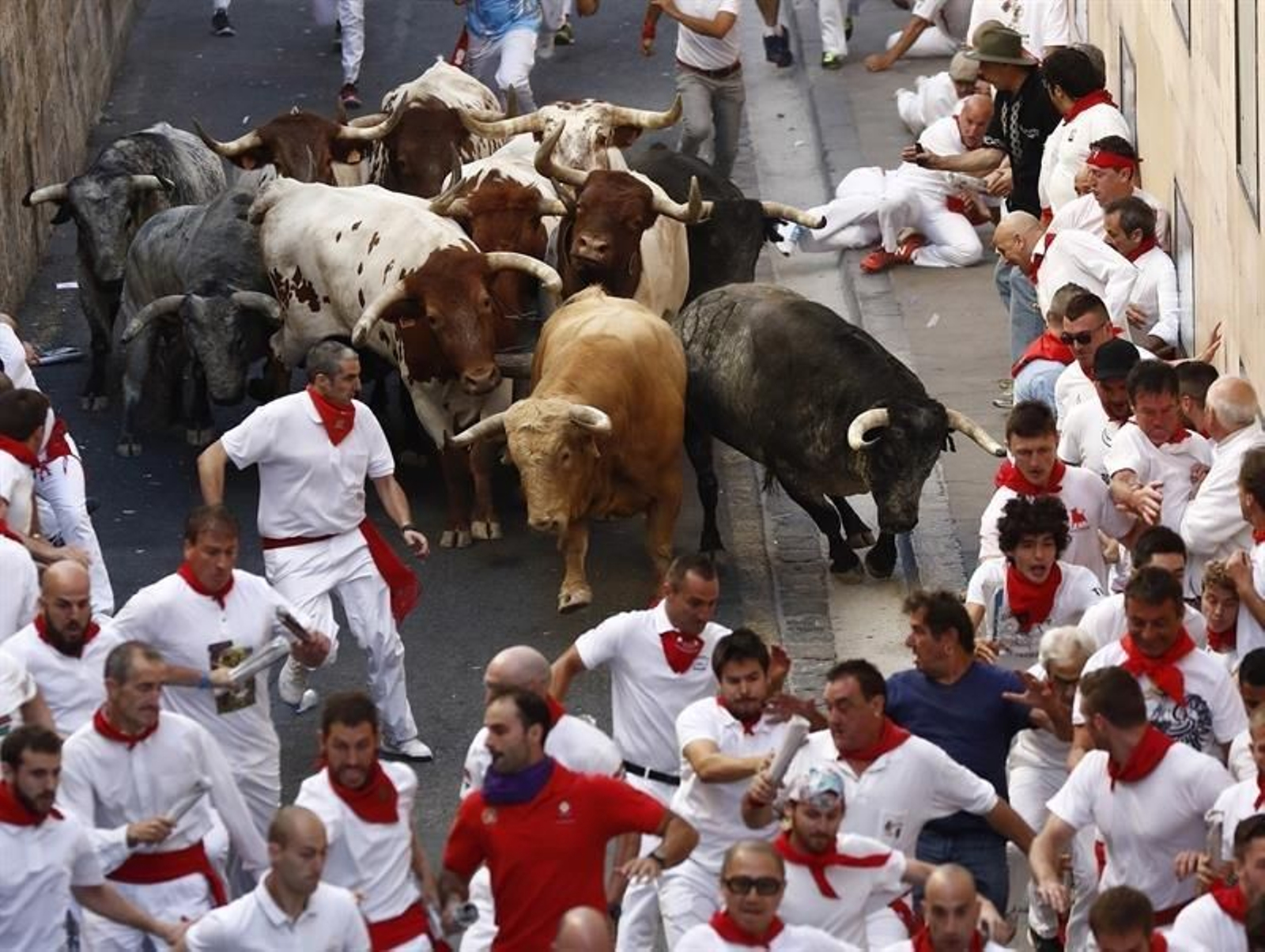 El primer encierro de los Sanfermines 19