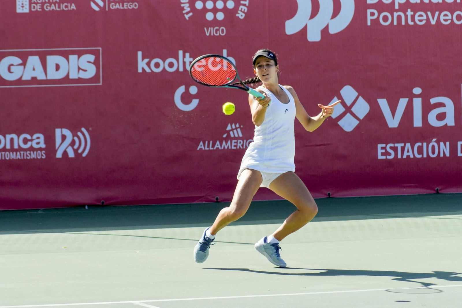 El Vigo Tennis Open completó ayer los cuadros de cuartos de final.