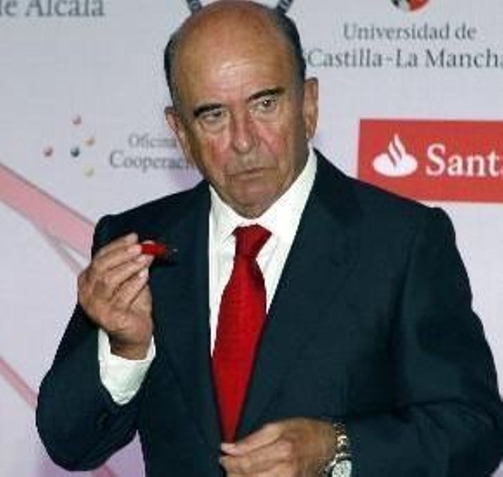 El presidente del Banco de Santander, Emilio Botín