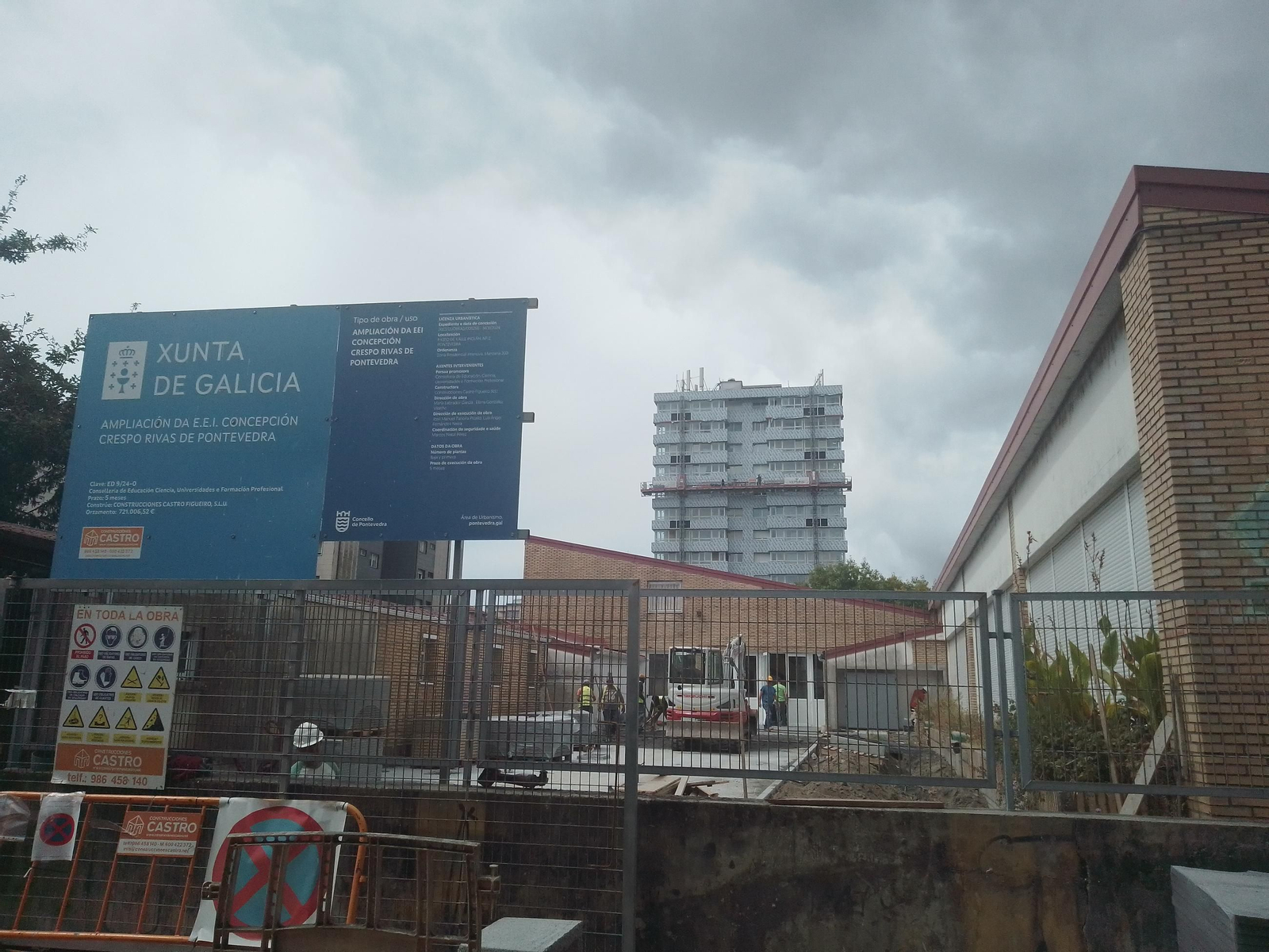 La Xunta prevé finalizar las obras en el EEI Concepción Crespo Rivas antes del 8 de septiembre.