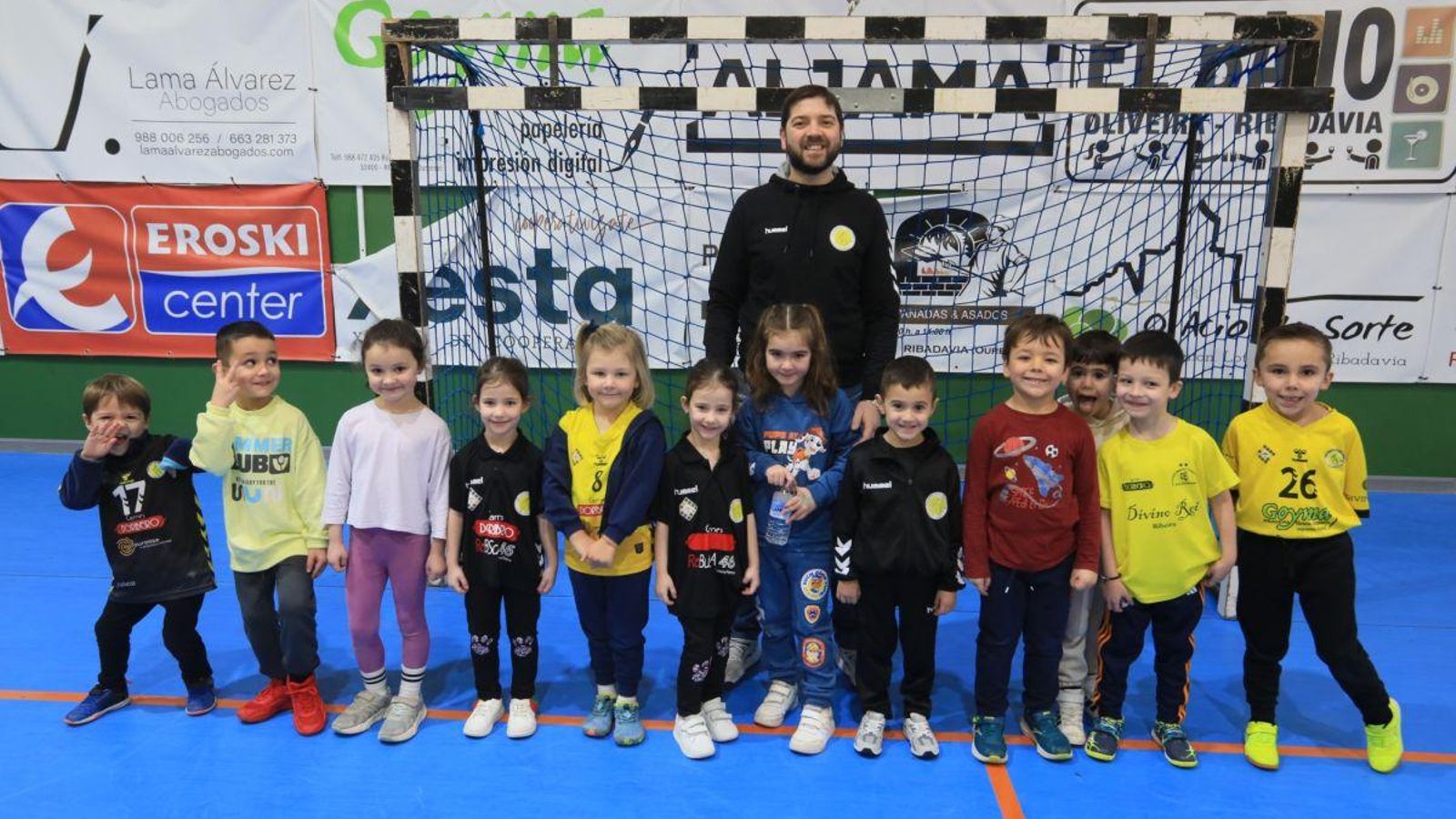 Los más jóvenes fueron protagonistas en esta jornada desarrollada en Ribadavia.