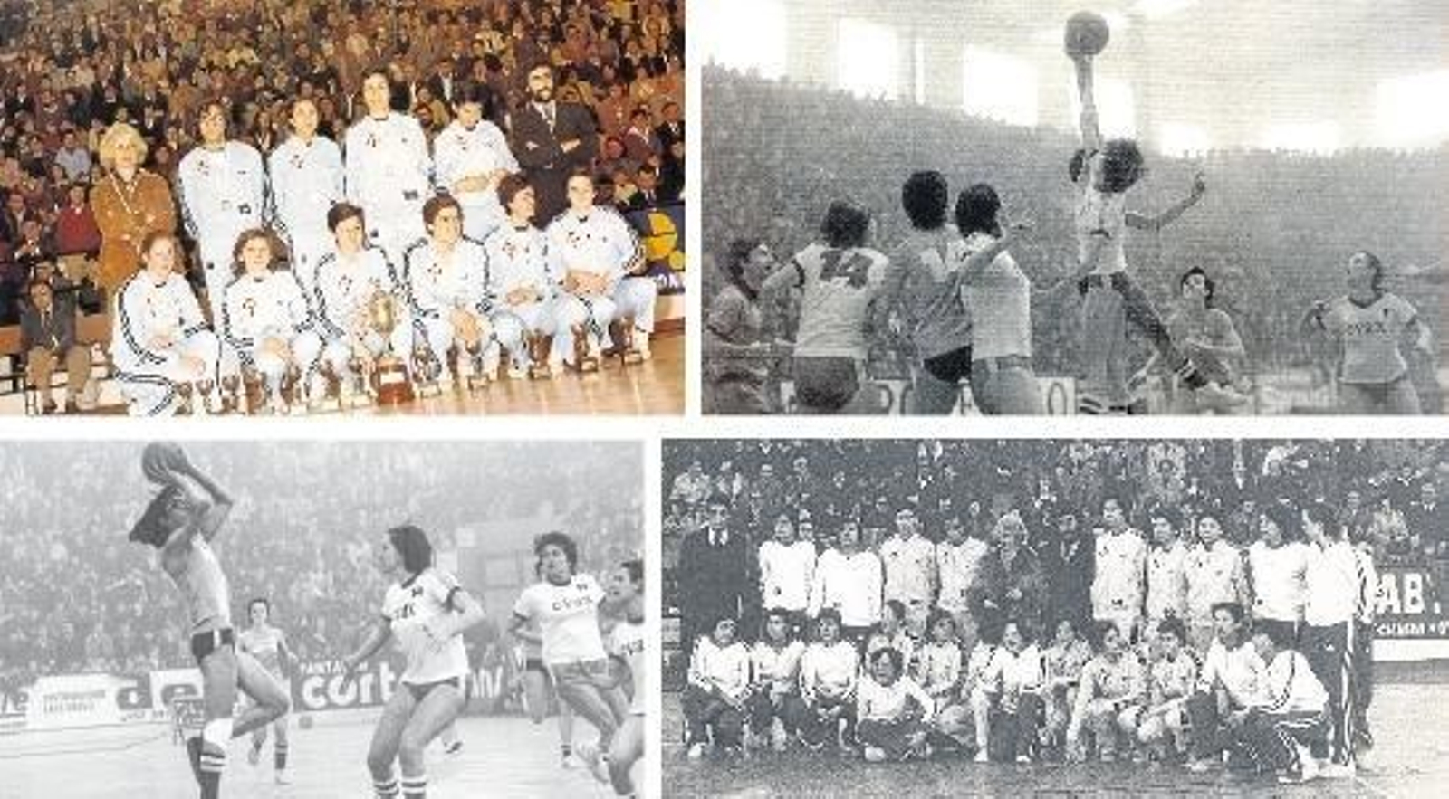 Homenaje al Celta de Paíno, Liboreiro, Lorenzo, Todo, María José Presa, Virginia, Calvet, Gloria, Amparo Dios y Susana. Faltaba Carmen Martínez. Las otras imágenes, del Celta-Evax.