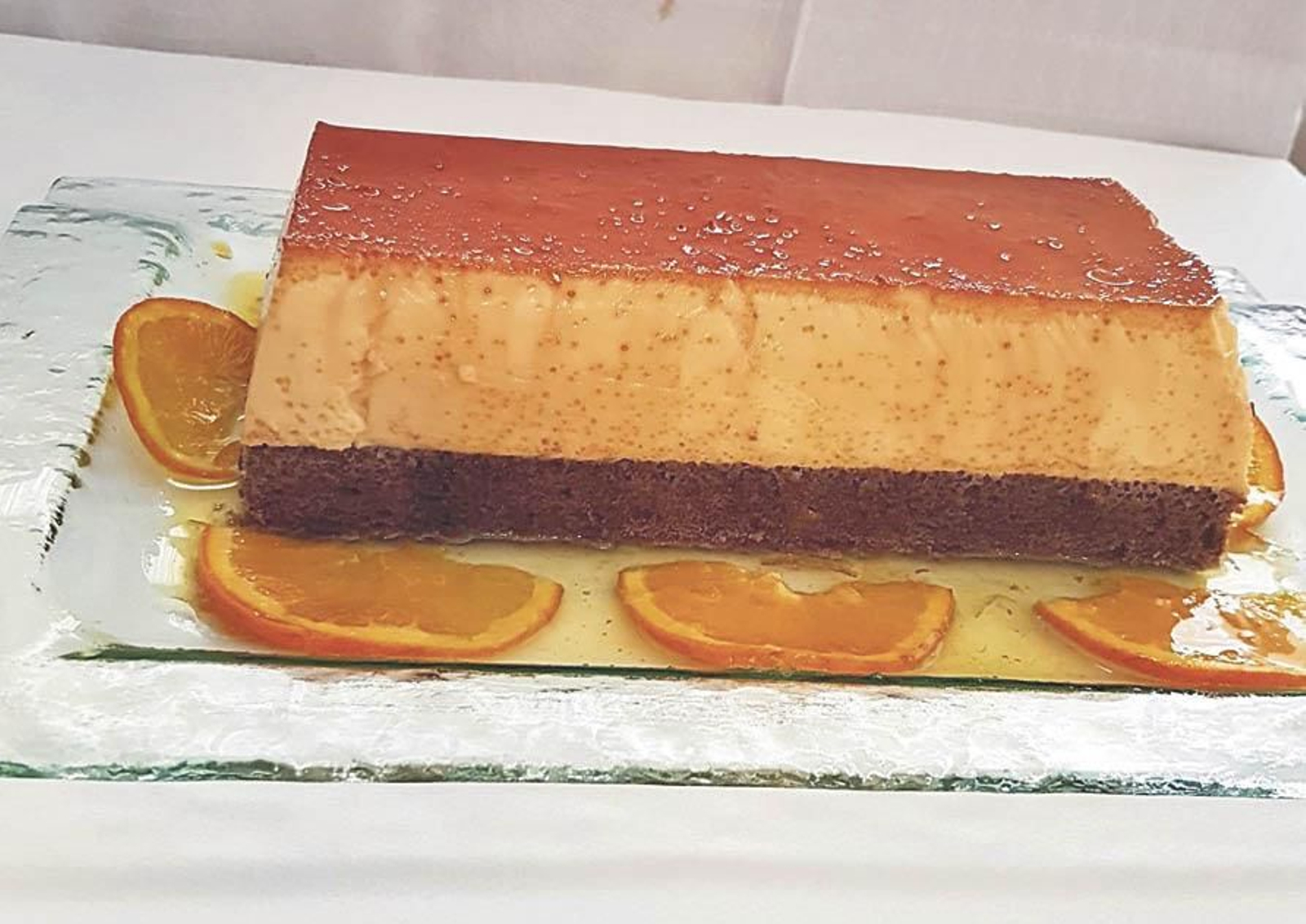 Un sabroso postre para culminar la comida con una buena sobremesa.