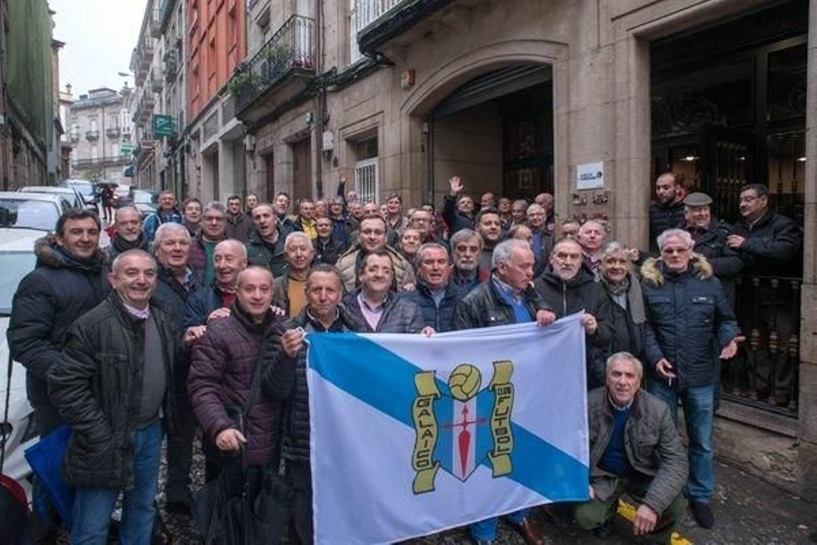 OURENSE (RESTAURANTE EL COTO). 03/02/2018. OURENSE. Juntanza de antiguos jugadores, seguidores y cuerpo técnico del Galaico Club de Fútbol. FOTO: ÓSCAR PINAL