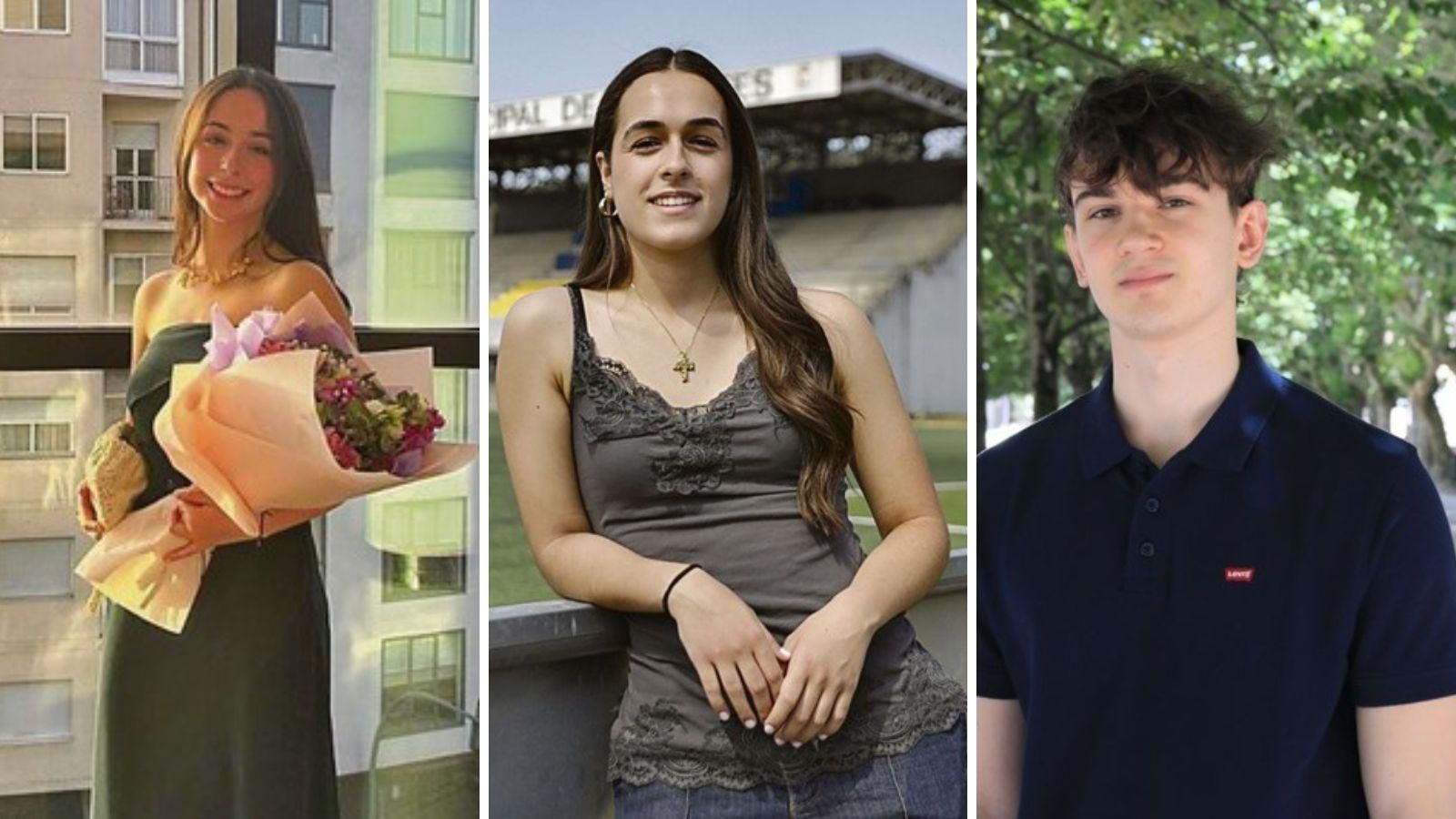 Julia Pérez, alumna del IES As Lagoas, obtuvo 13,47. Lucía Pérez Feijóo, alumna de Salesianos, sacó un 13,31 en la PAU. Rodrigo Villaverde, mejor ourensano en la PAU (13,58).