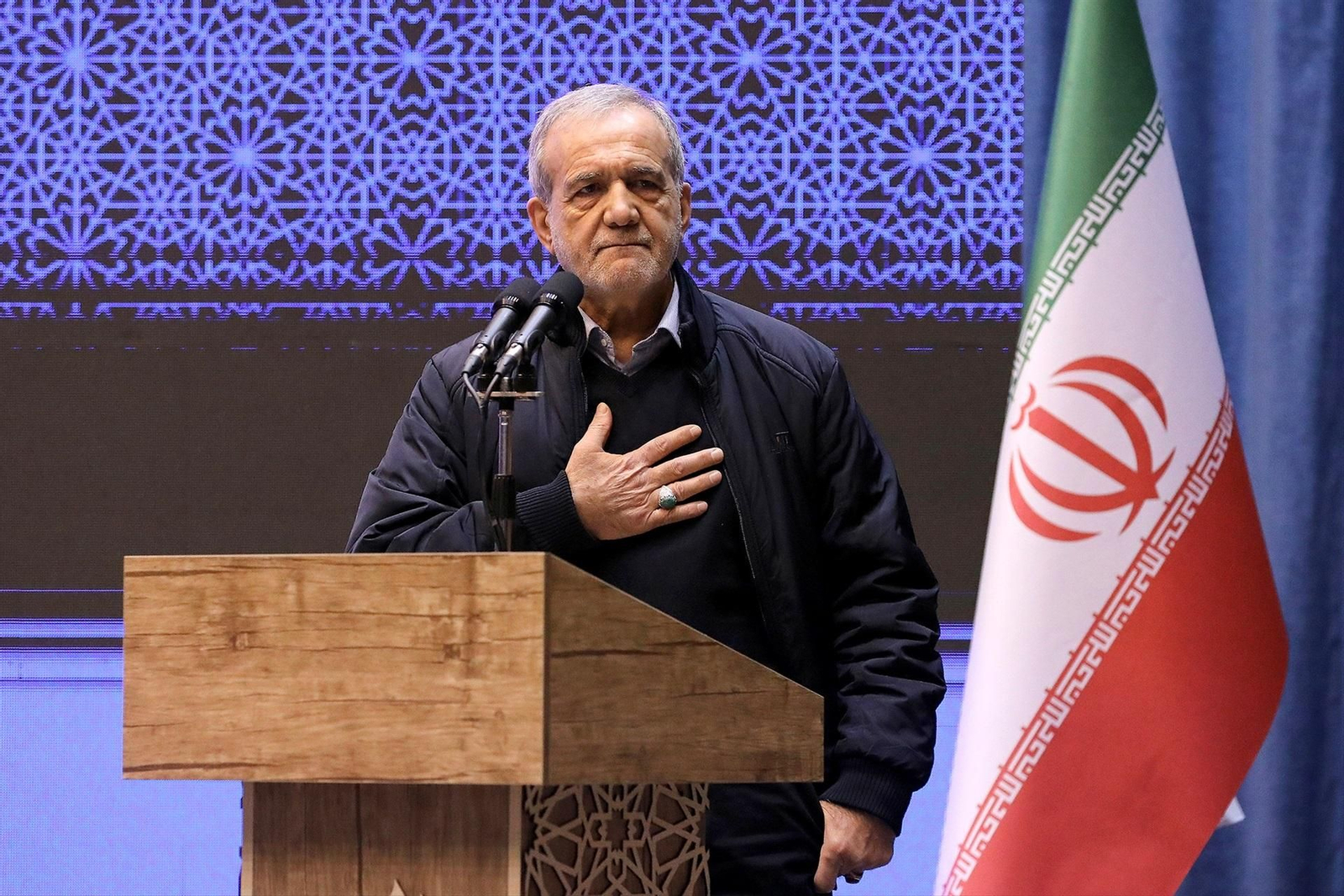 El presidente de Irán, Masud Pezeshkian