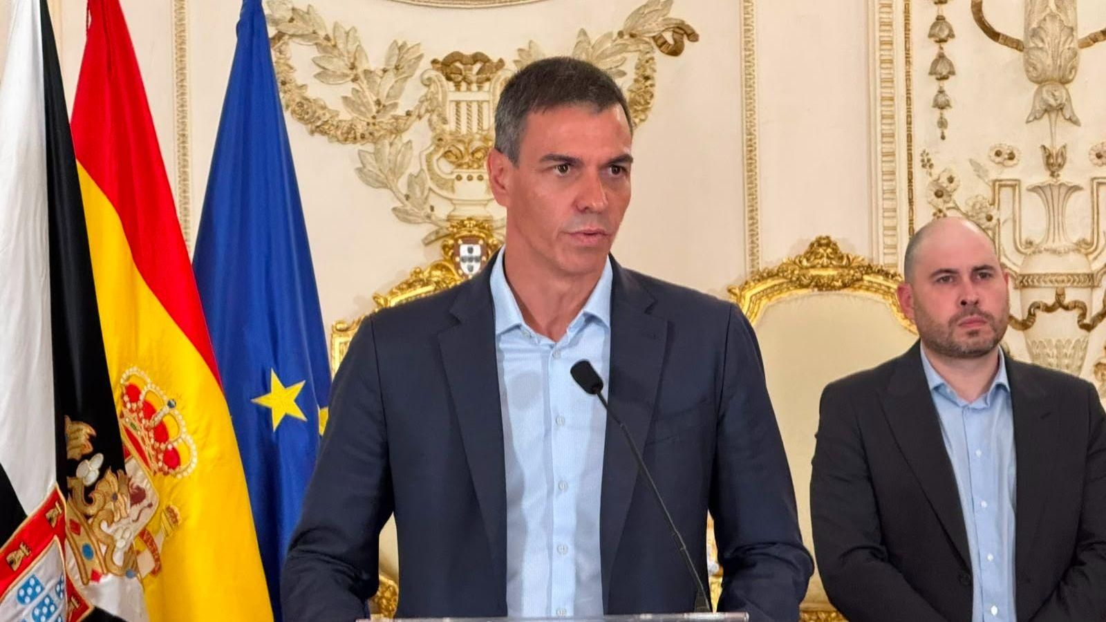 El presidente del Gobierno, Pedro Sánchez, en Ceuta.