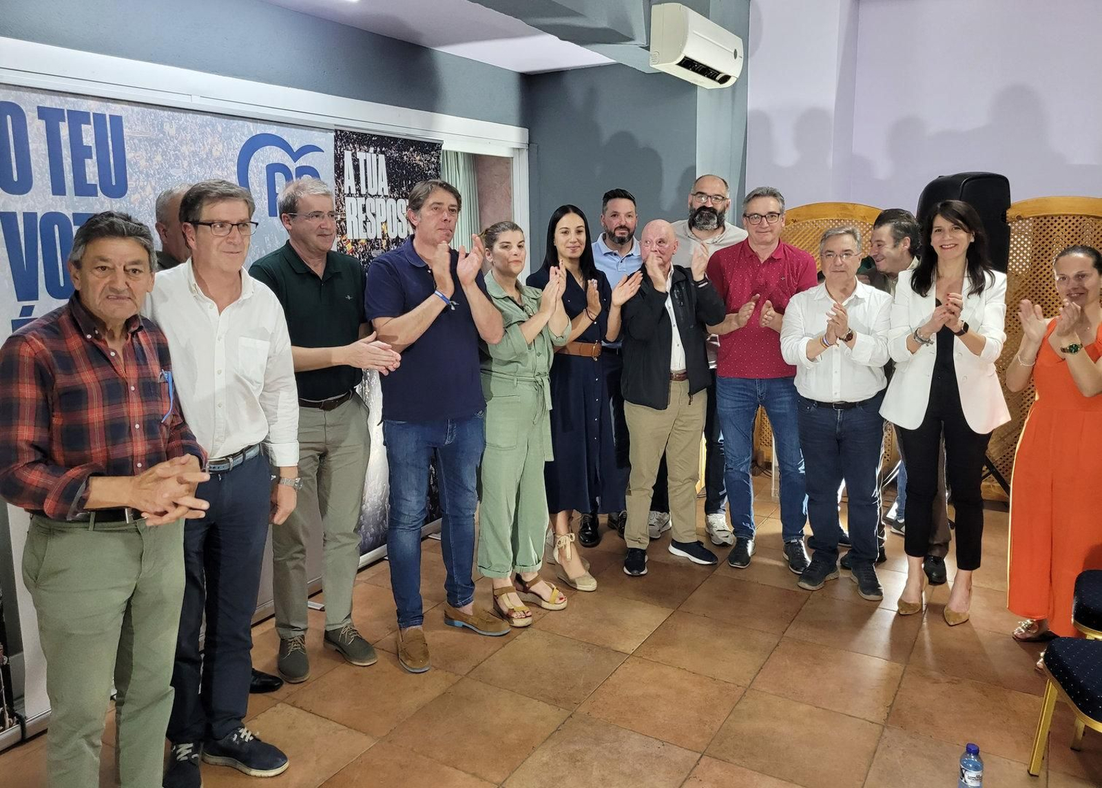 Mitin del PP en Xinzo de Limia.