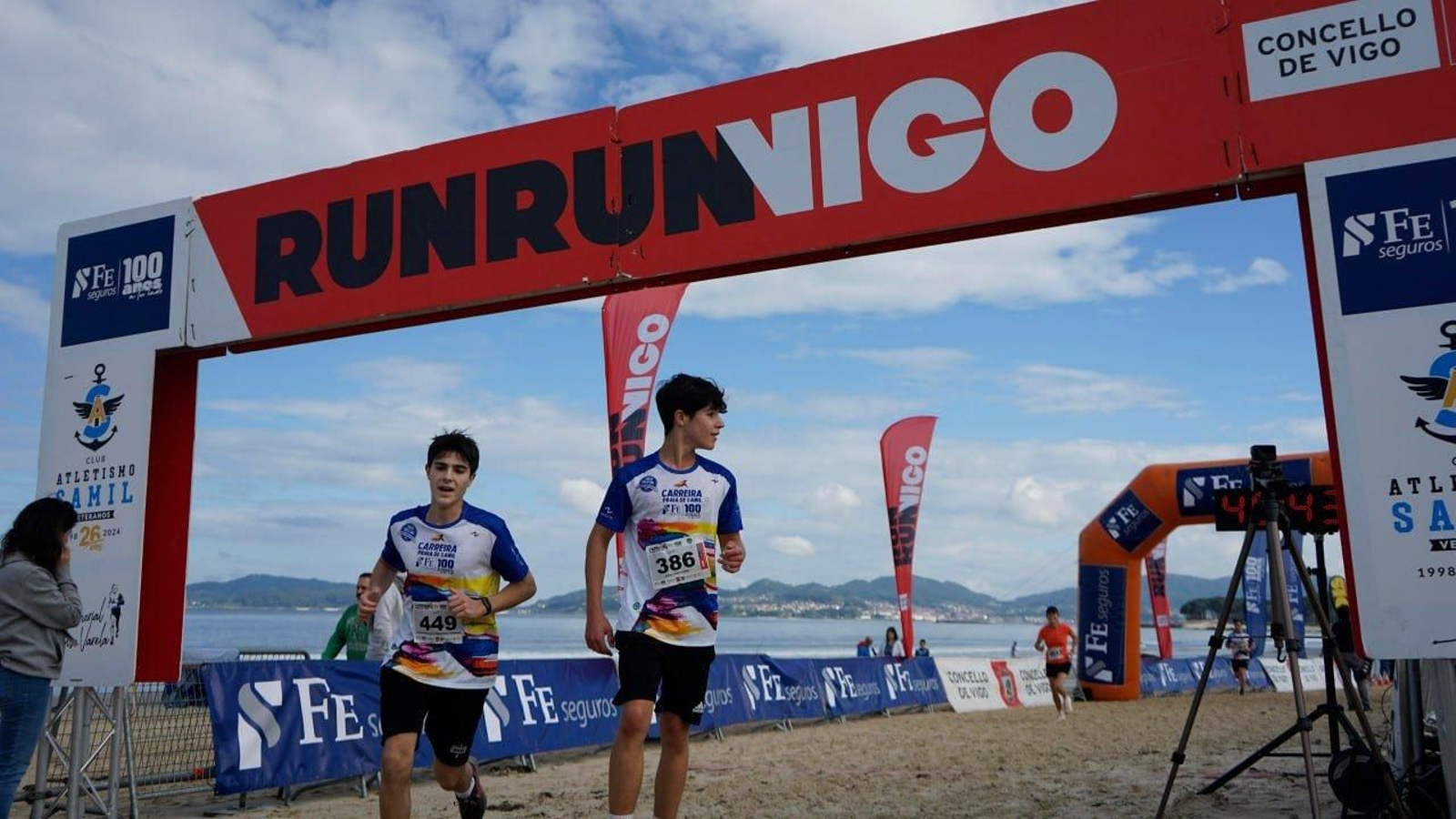 Carrera Praia de Samil.