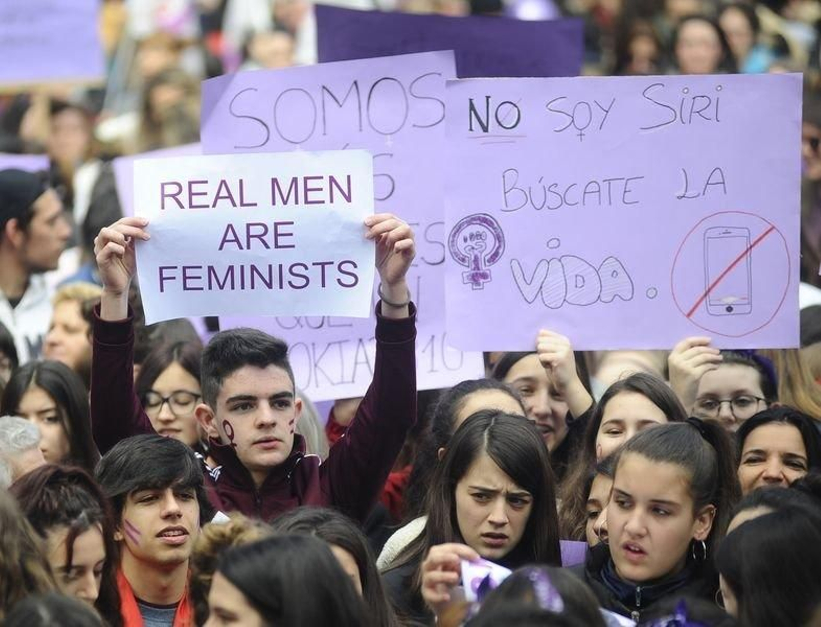 Concentracion 8-M en Ourense