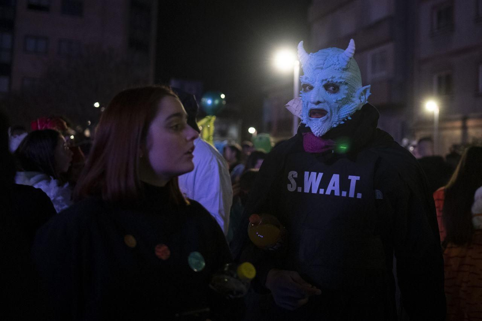 Petardazo en XInzo de Limia (Foto: Xesús Fariñas)