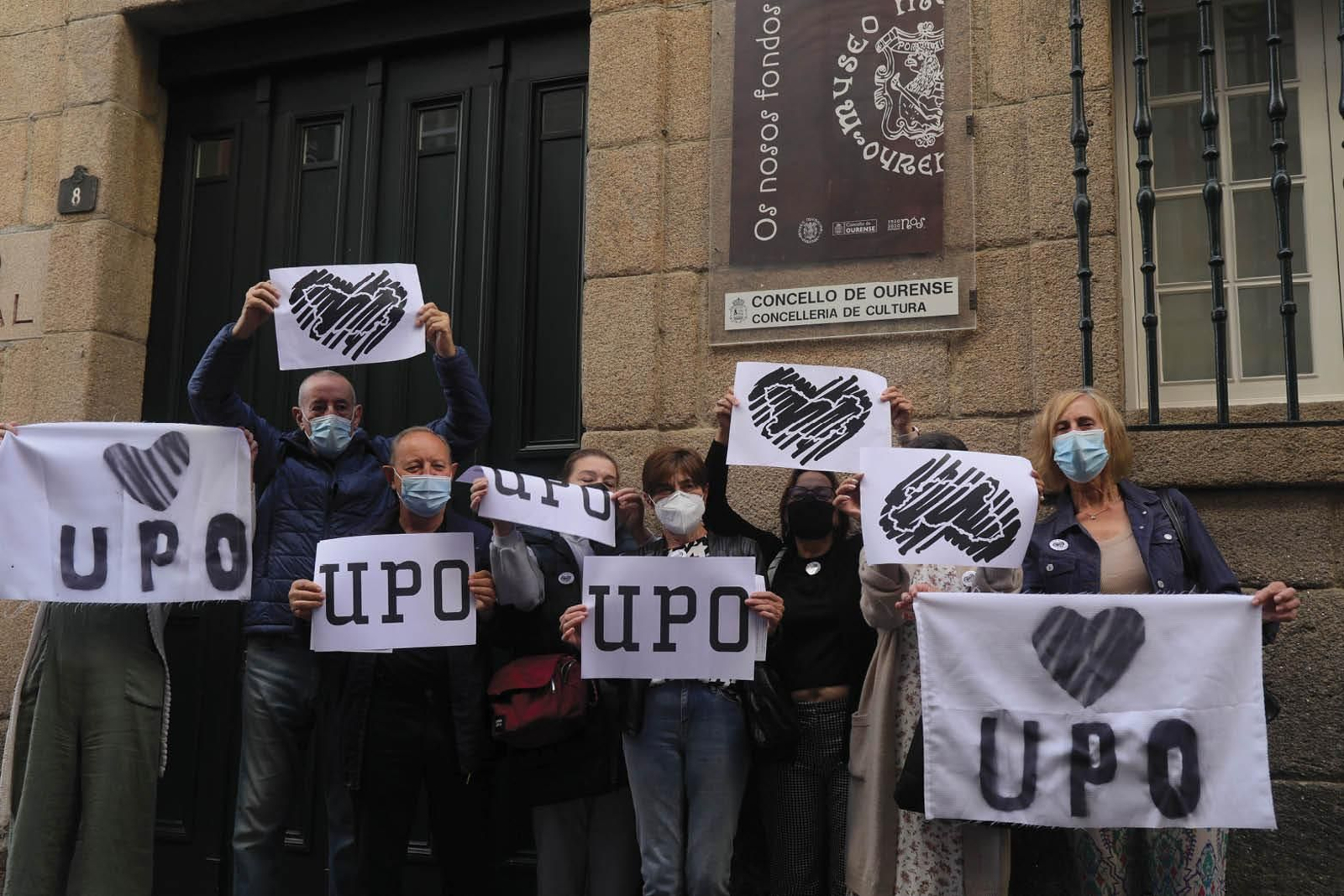 Manifestación el pasado viernes en defensa del Museo Municipal (JOSÉ PAZ).
