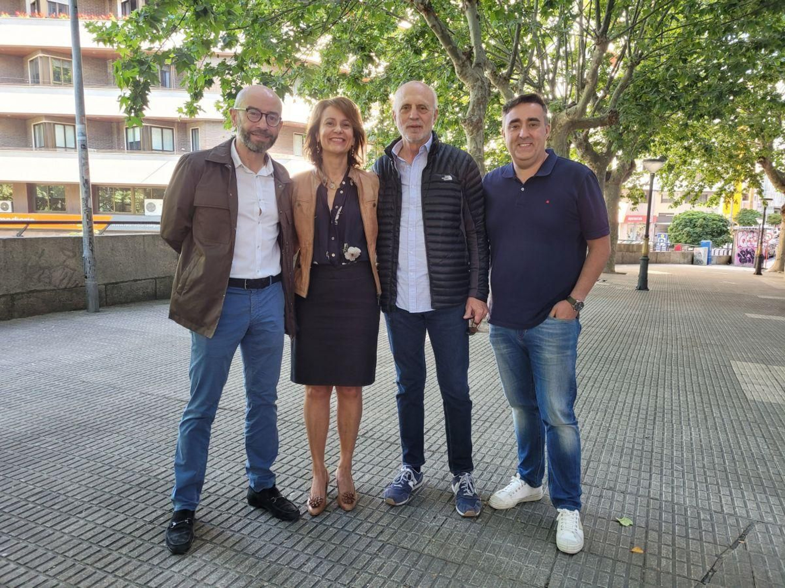 Araújo, Moreiras, Cabezas y Pumar, en As Mercedes.