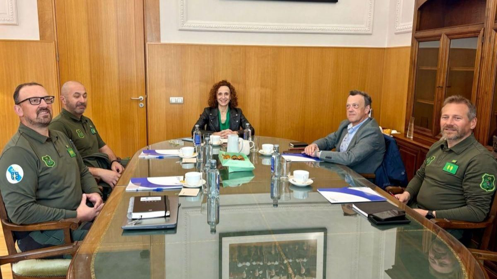 La ourensana Carmen Eiró presidió la reunión.