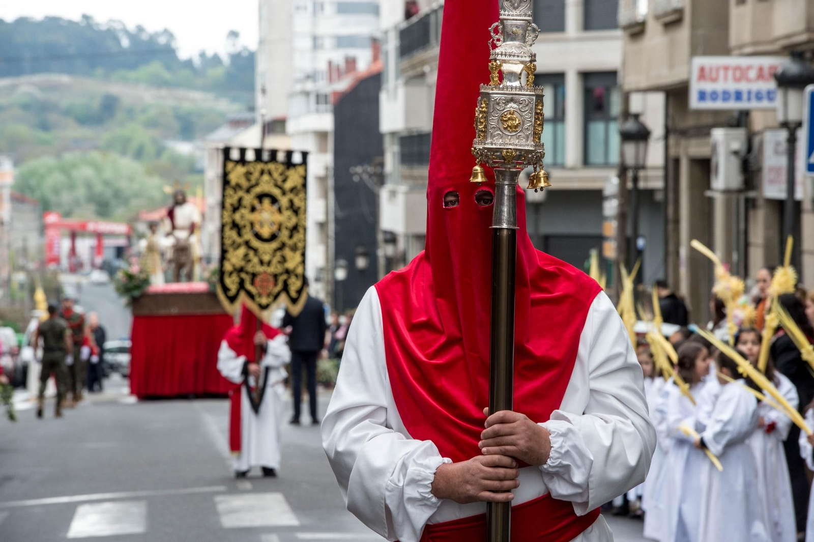 Imagen de archivo de la procesión del Domingo de Ramos en Carballiño.