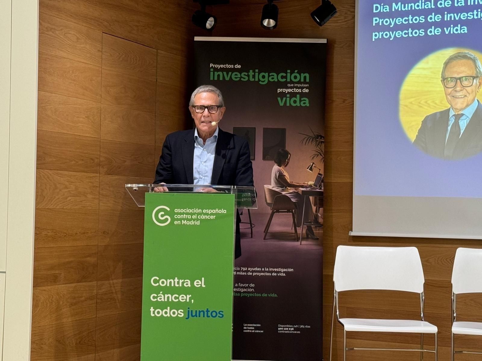 El presidente de la Asociación Española Contra el Cáncer (AECC), Ramón Reyes.