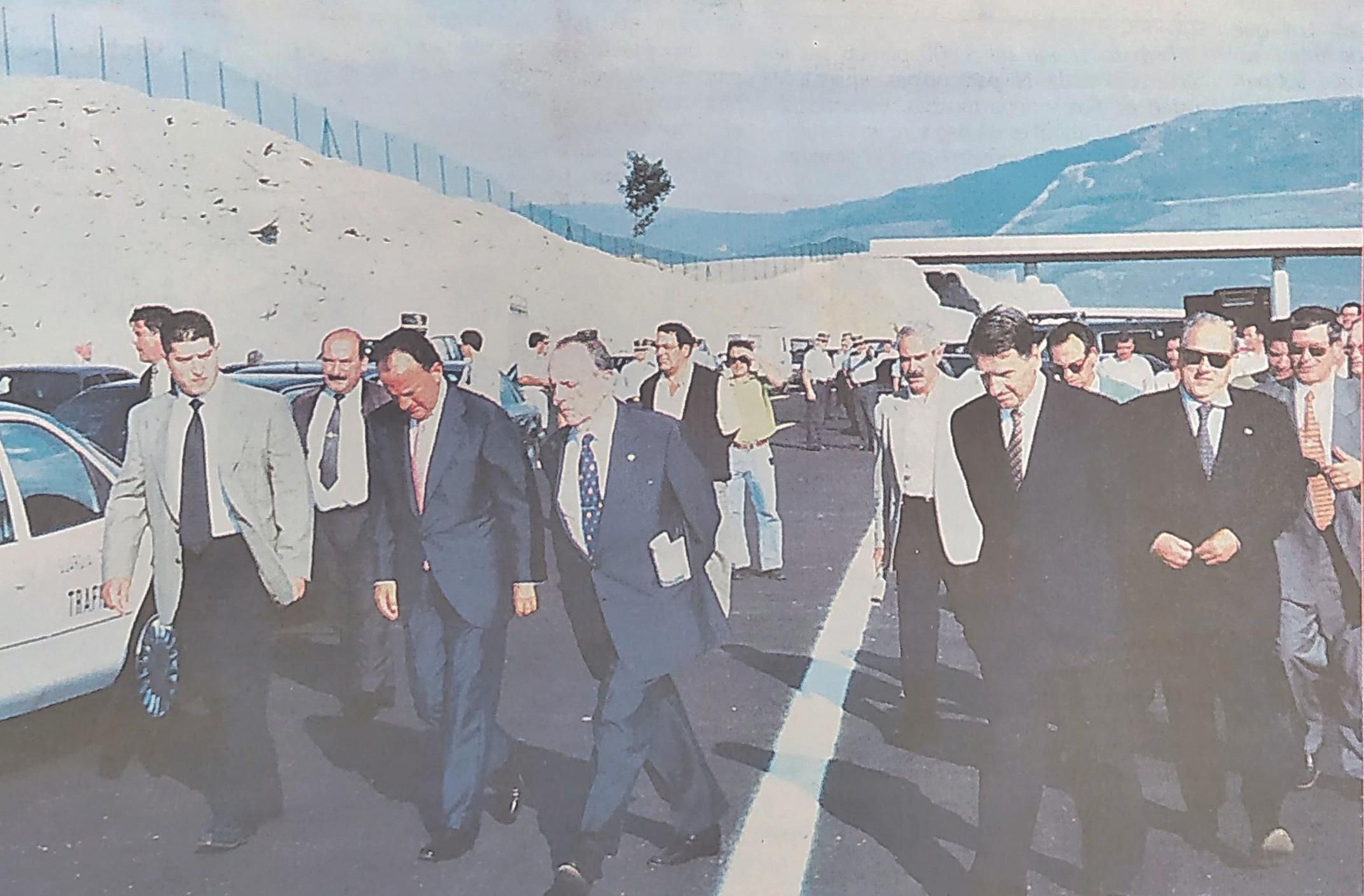 Diz Guedes, Fraga, Sánchez Tamayo y Núñez, durante la inauguración.