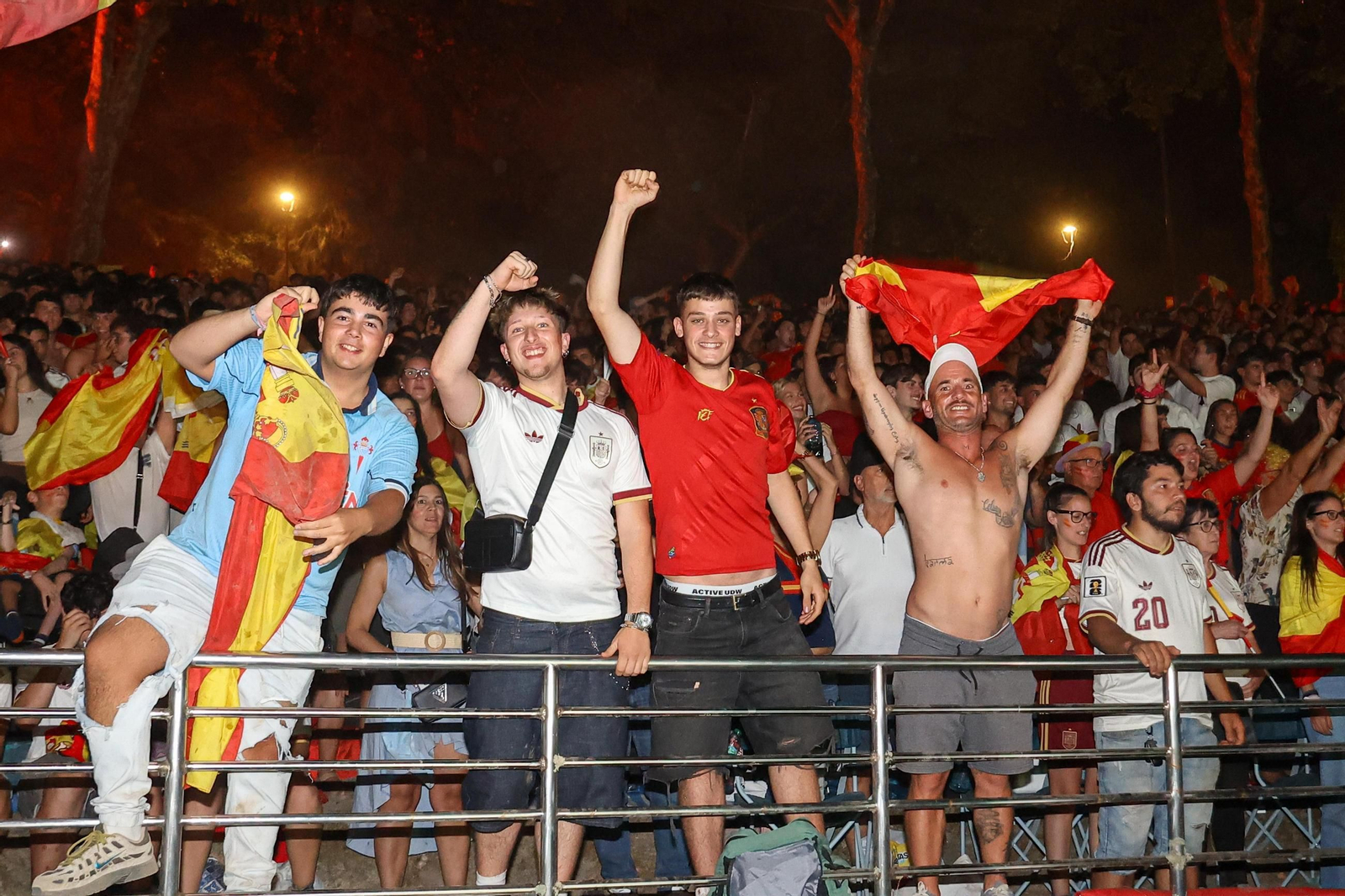 Galería | Vigo celebra la victoria de España en el Mundial 2026