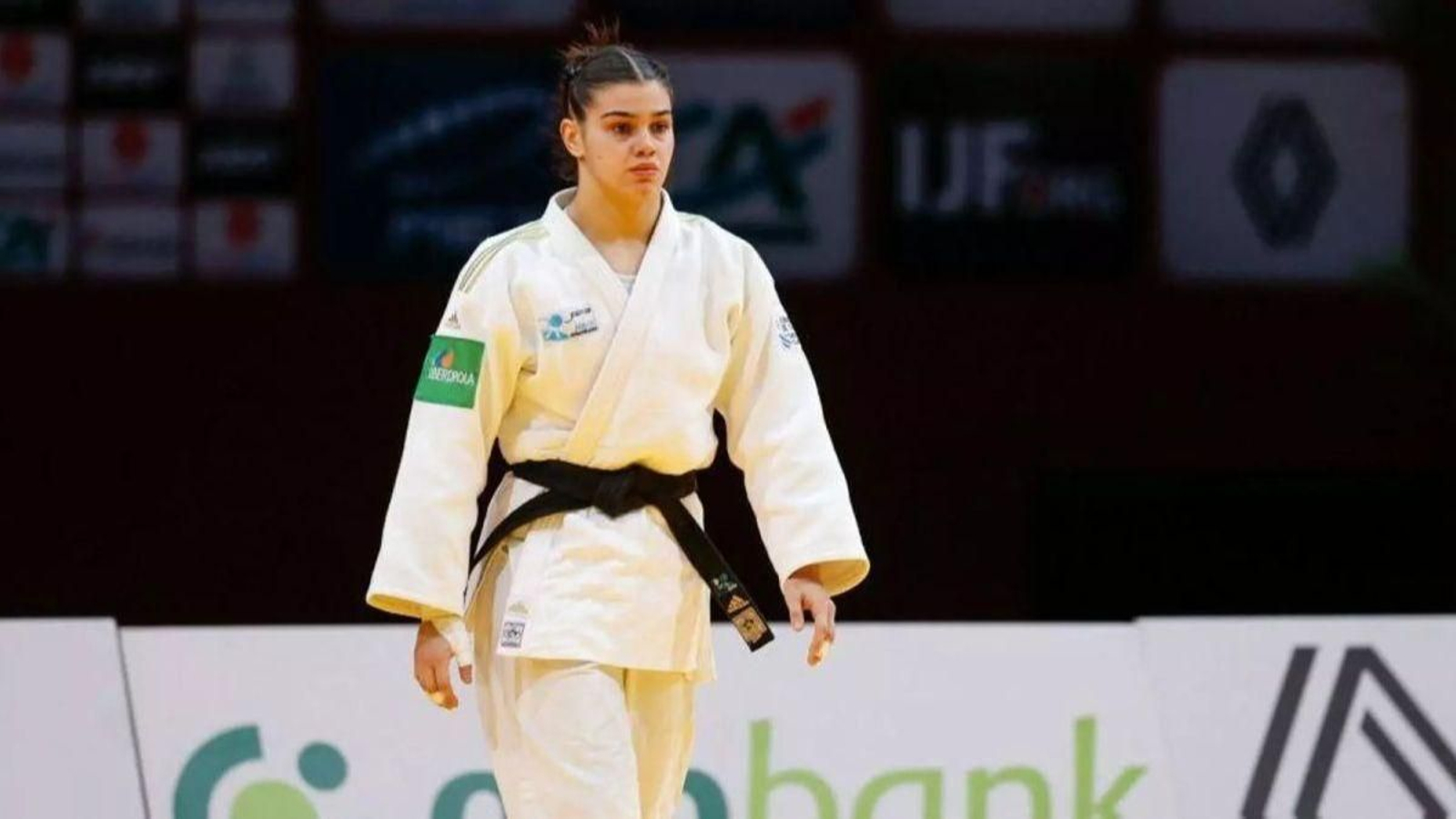La judoka viguesa sufrió una derrota demasiado tempranera.