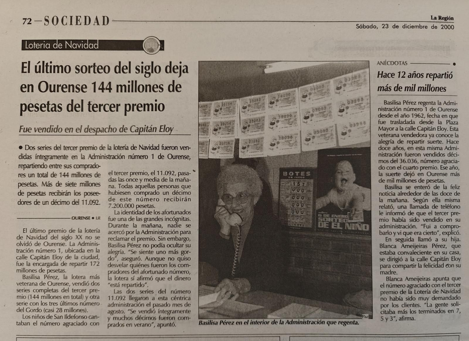 23 de diciembre de 2000