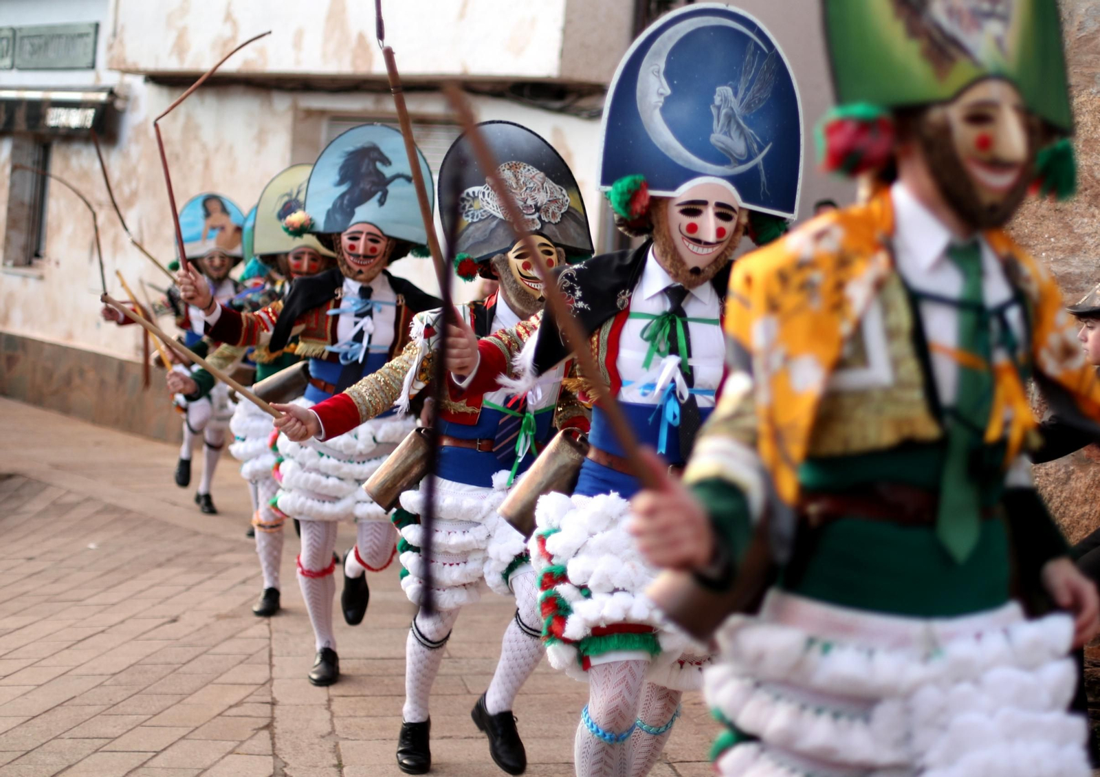 Peliqueiros no Entroido de Laza