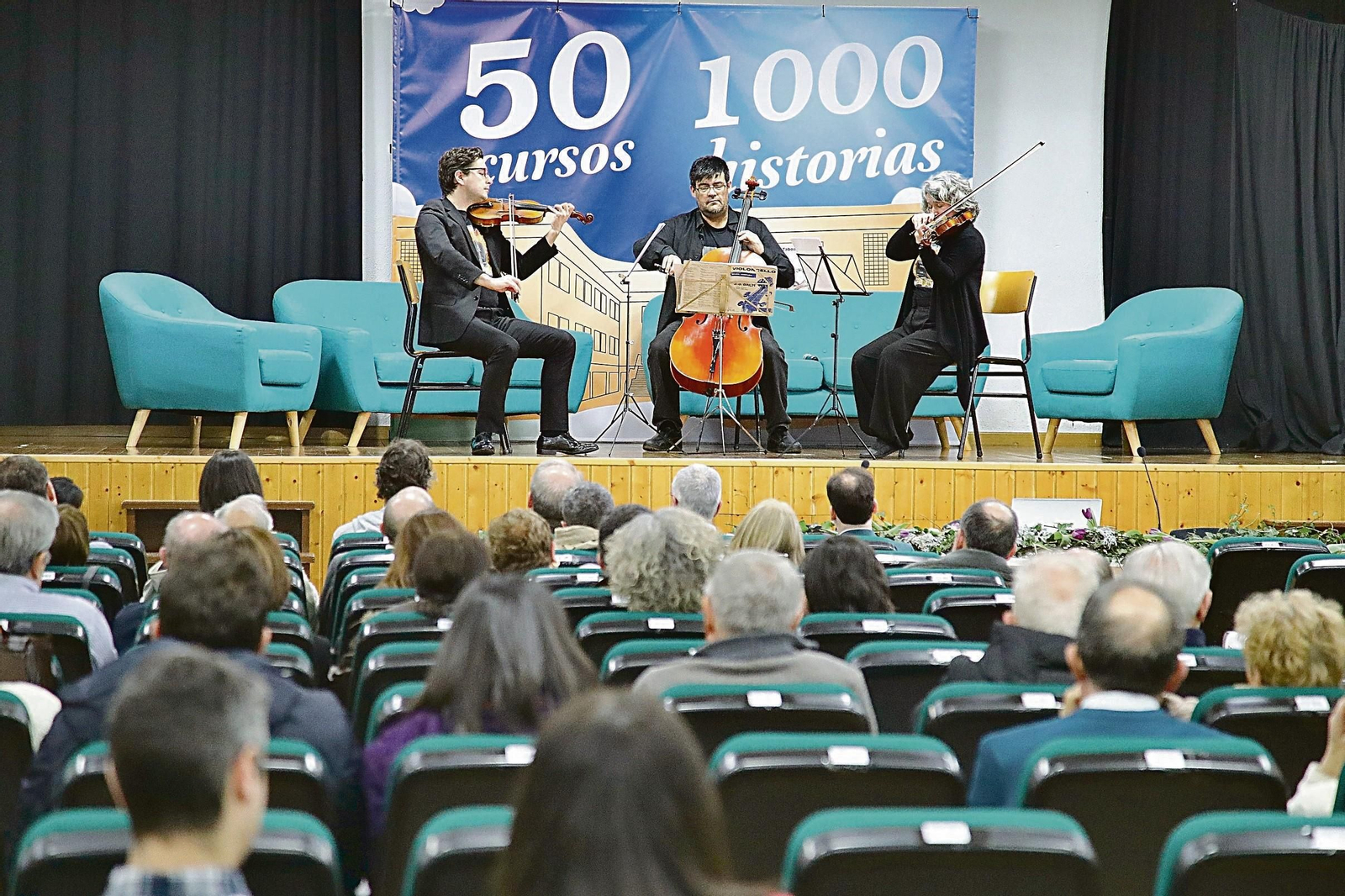 La actuación de Rock de Cámara, encargados de abrir la celebración.