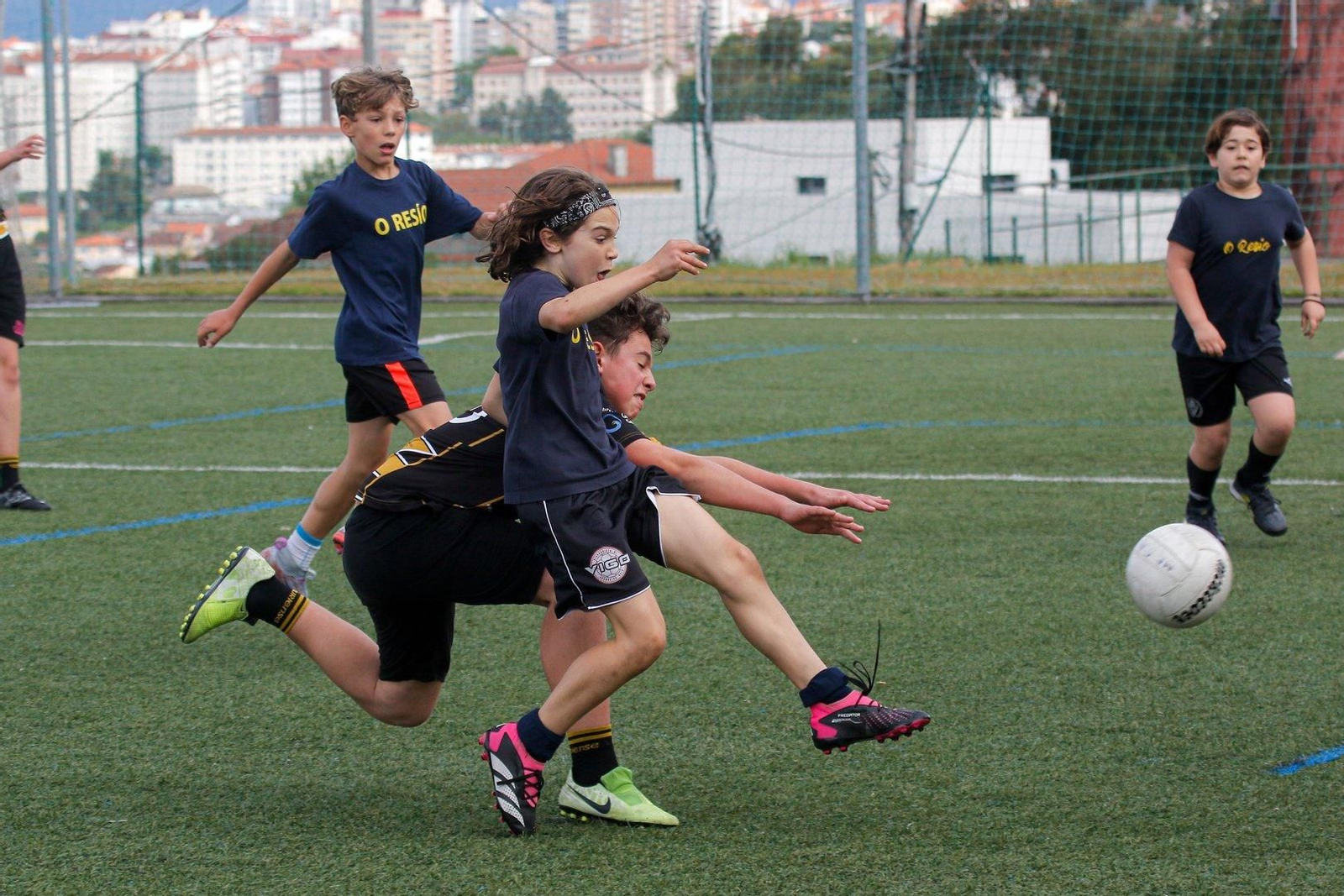 Torneo europeo de fútbol gaélico en Montecastelo.