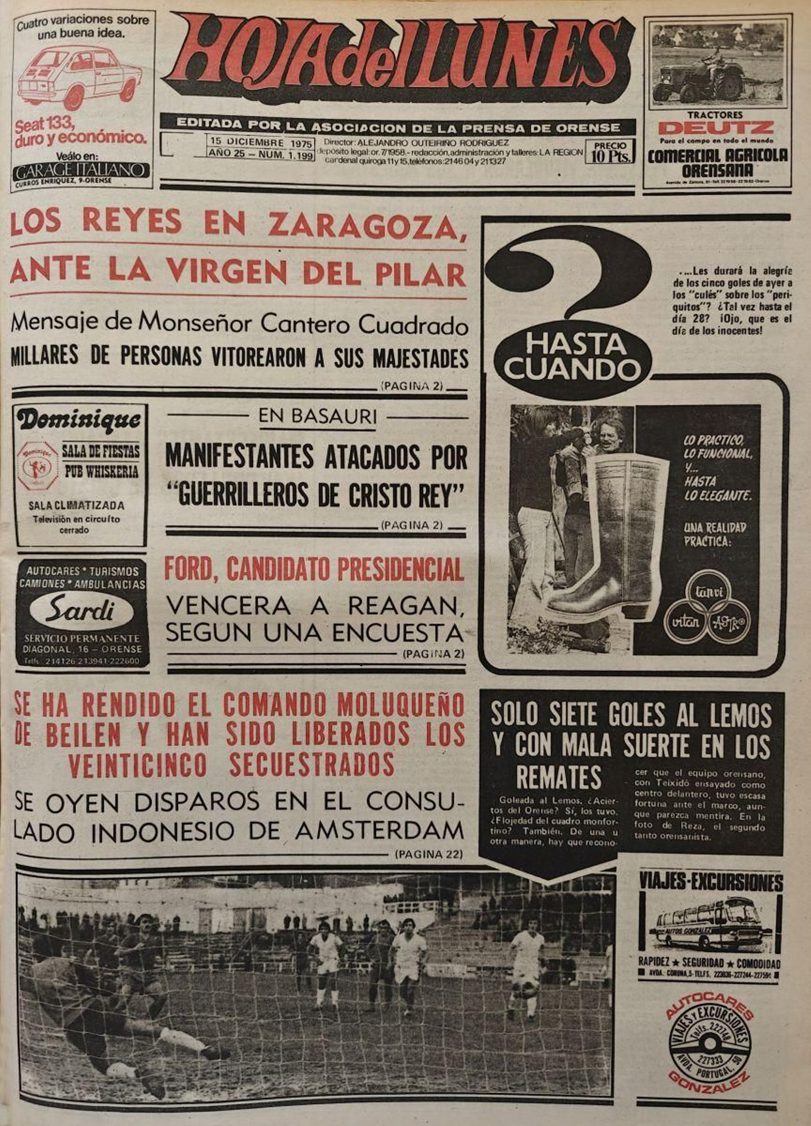 La primera 15 de diciembre 1975