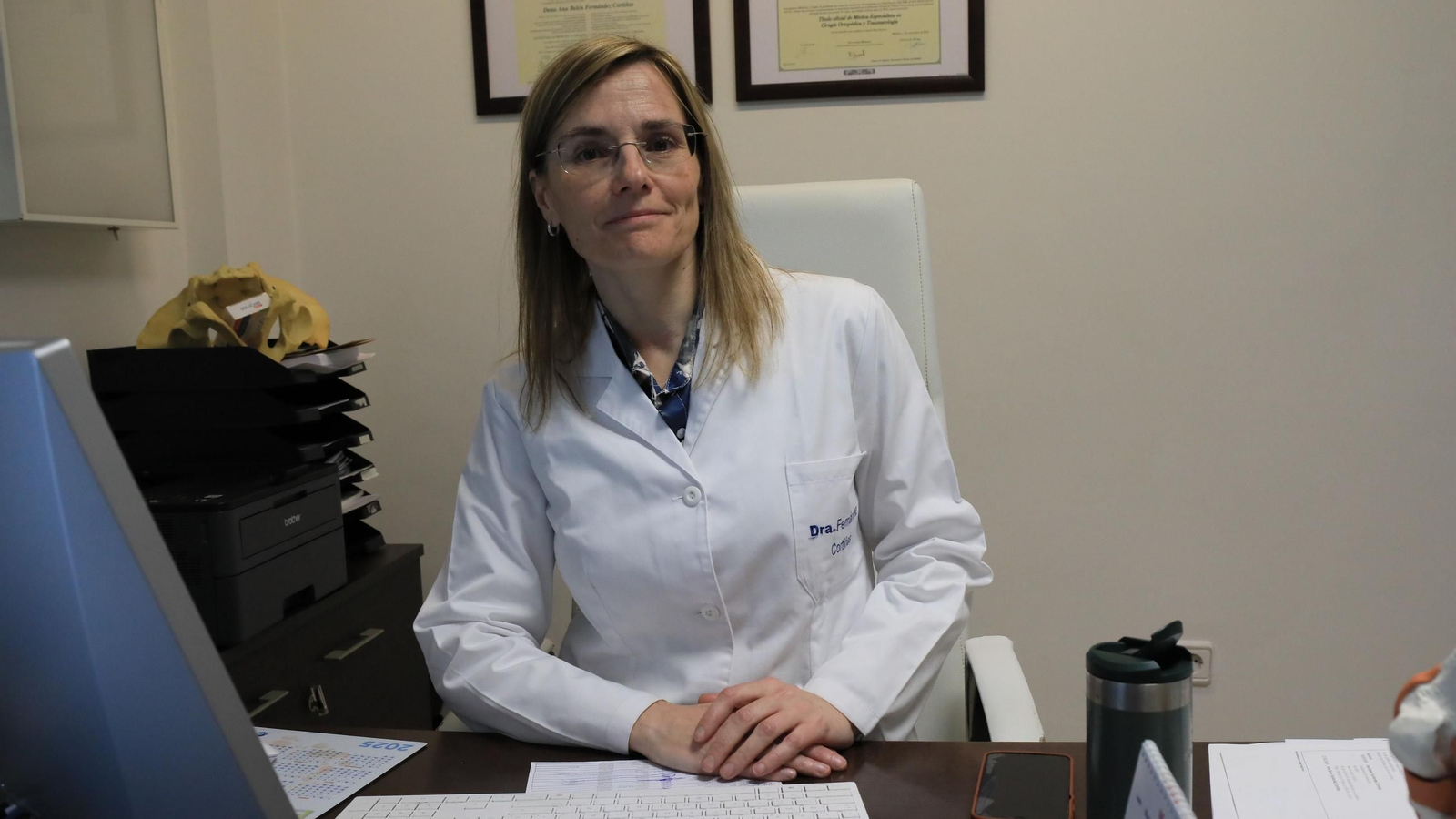 La dra. Belén Cortiñas