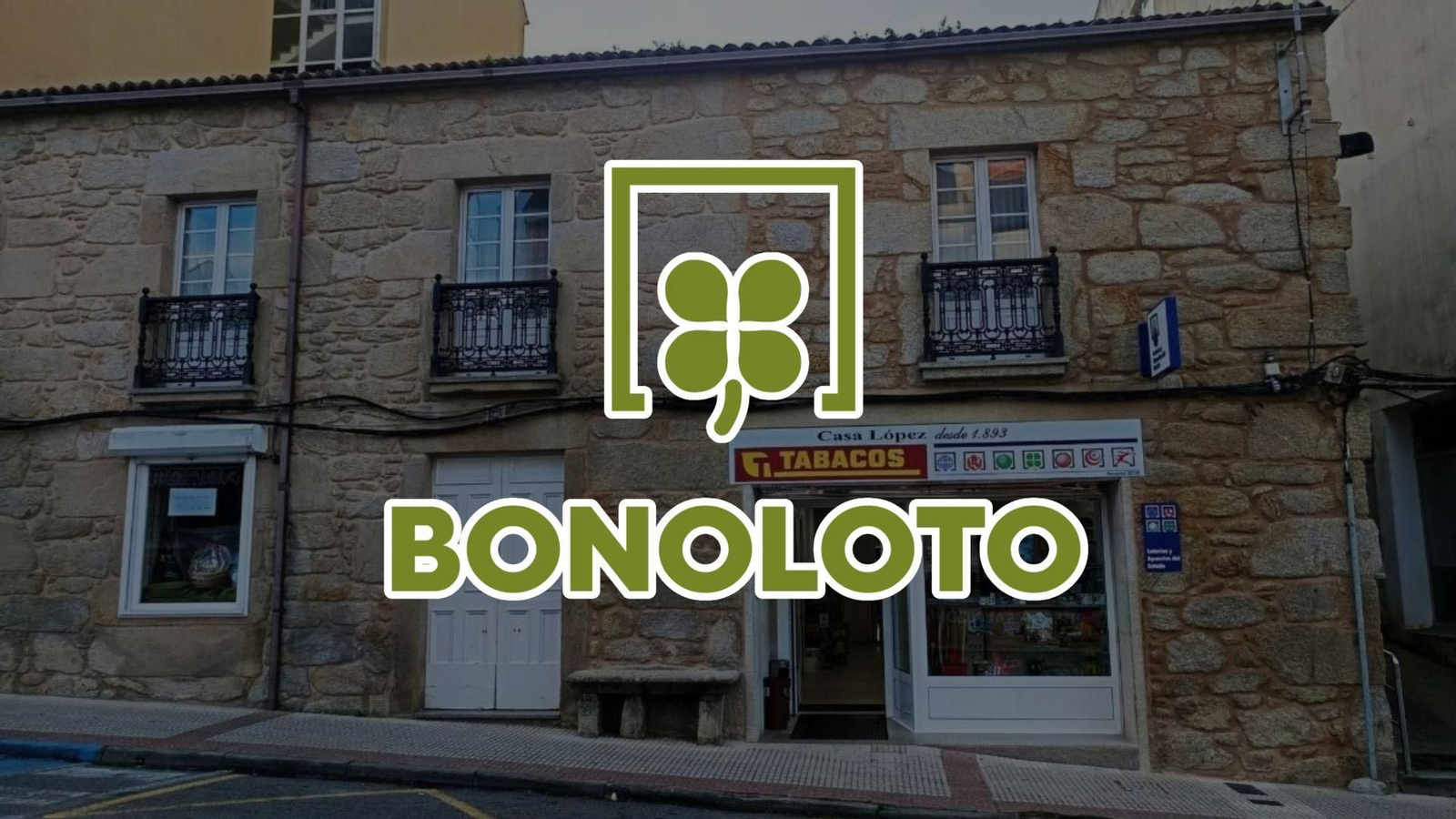 El punto de venta del boleto premiado con la Bonoloto en Laxe.