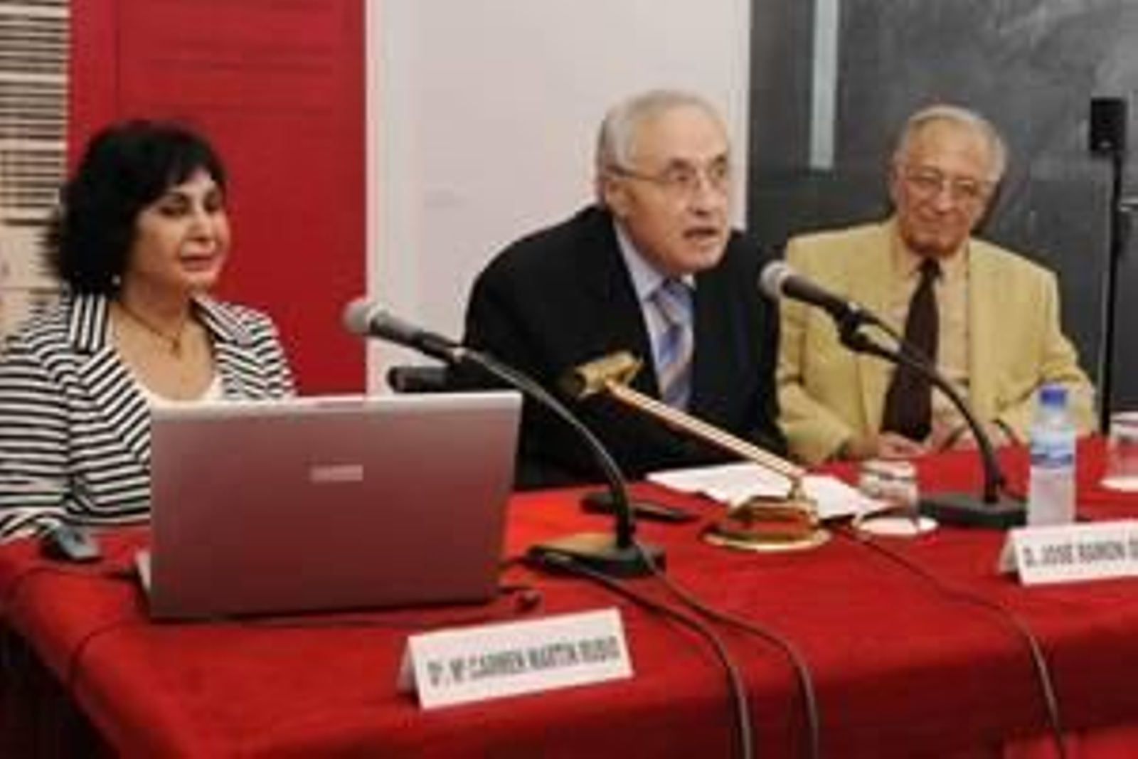 Un momento de la conferencia.