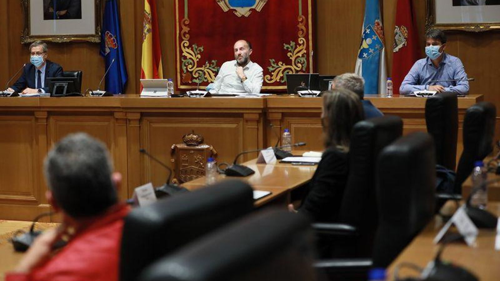 OURENSE 23/09/2020.- Pleno extraordinario del Concello de Ourense. José Paz