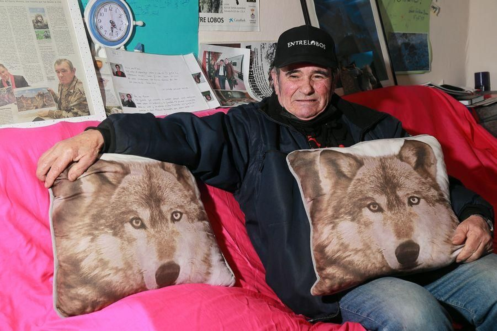 Marcos Rodríguez Pantoja, ayer tras conocer la decisión de dar más protección al lobo.