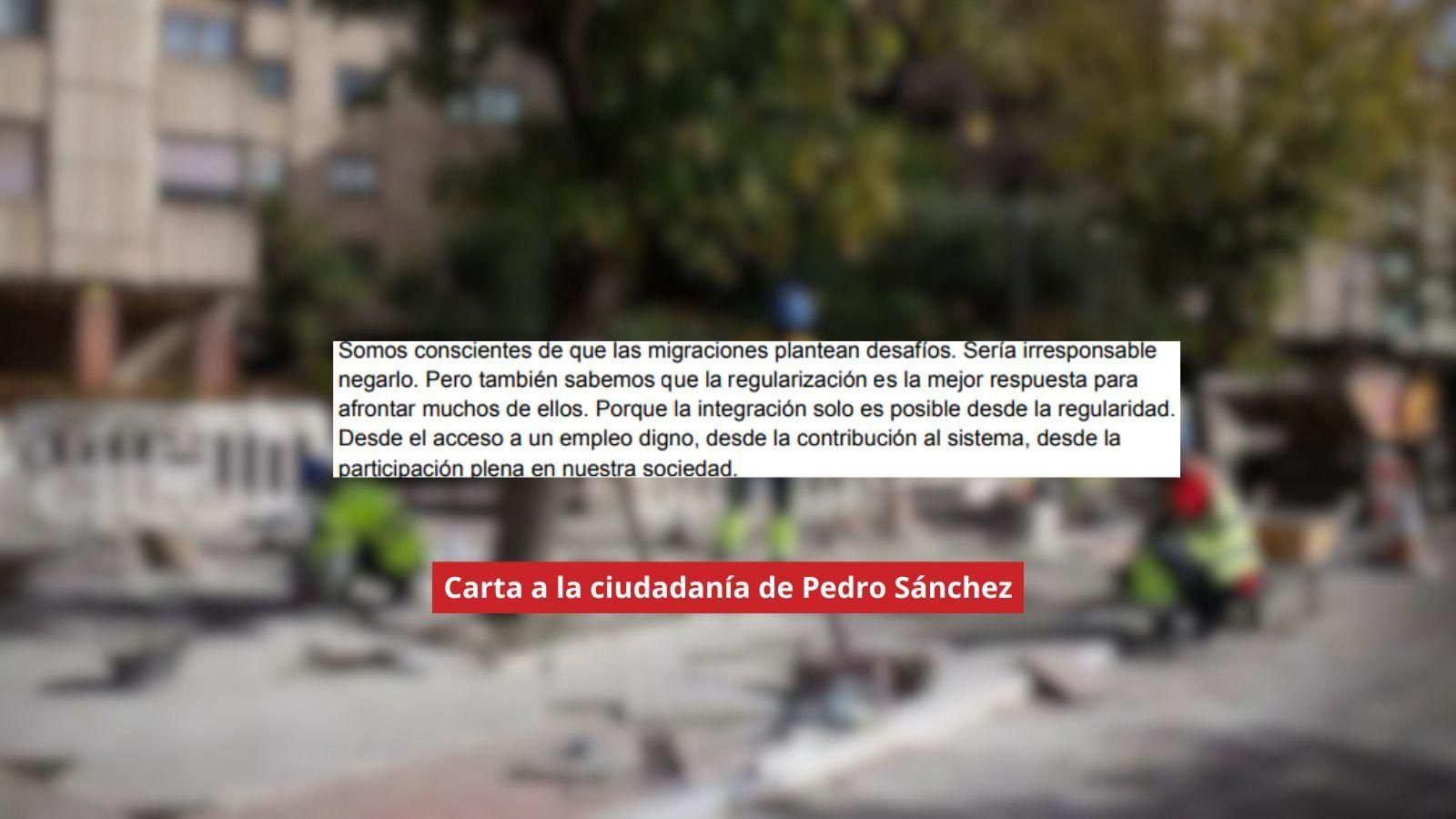 Cuarta carta a la ciudadanía de Pedro Sánchez.