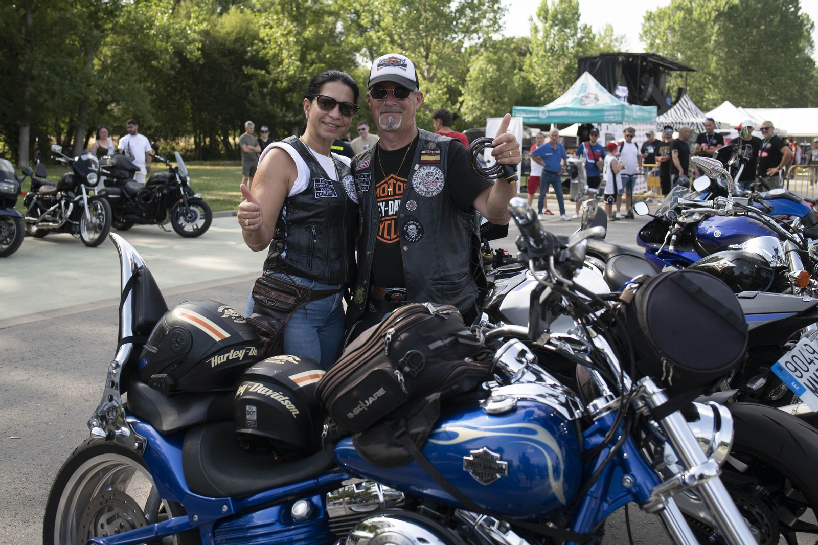 Galería | Las motos vuelven a recorrer Verín en una nueva concentración motera, en fotos