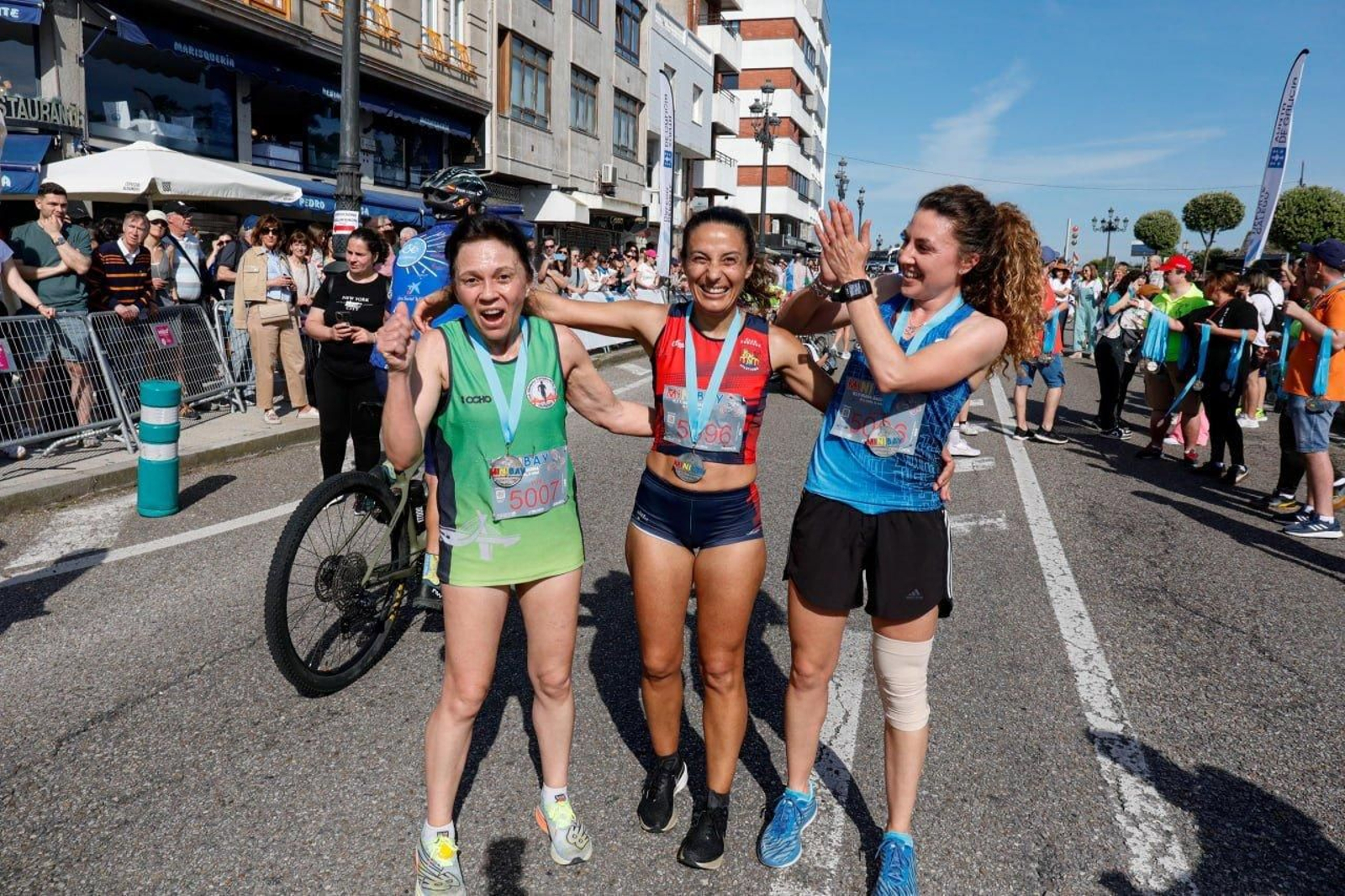 Ganadoras de la Mini Bay en categoría femenina.