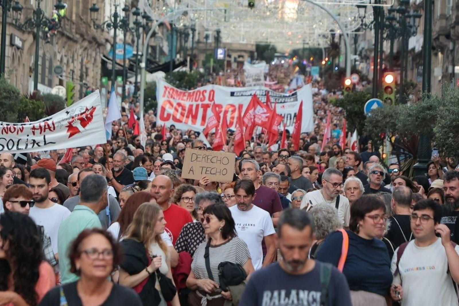 Galería | Vigo se suma a las protestas por una vivienda digna