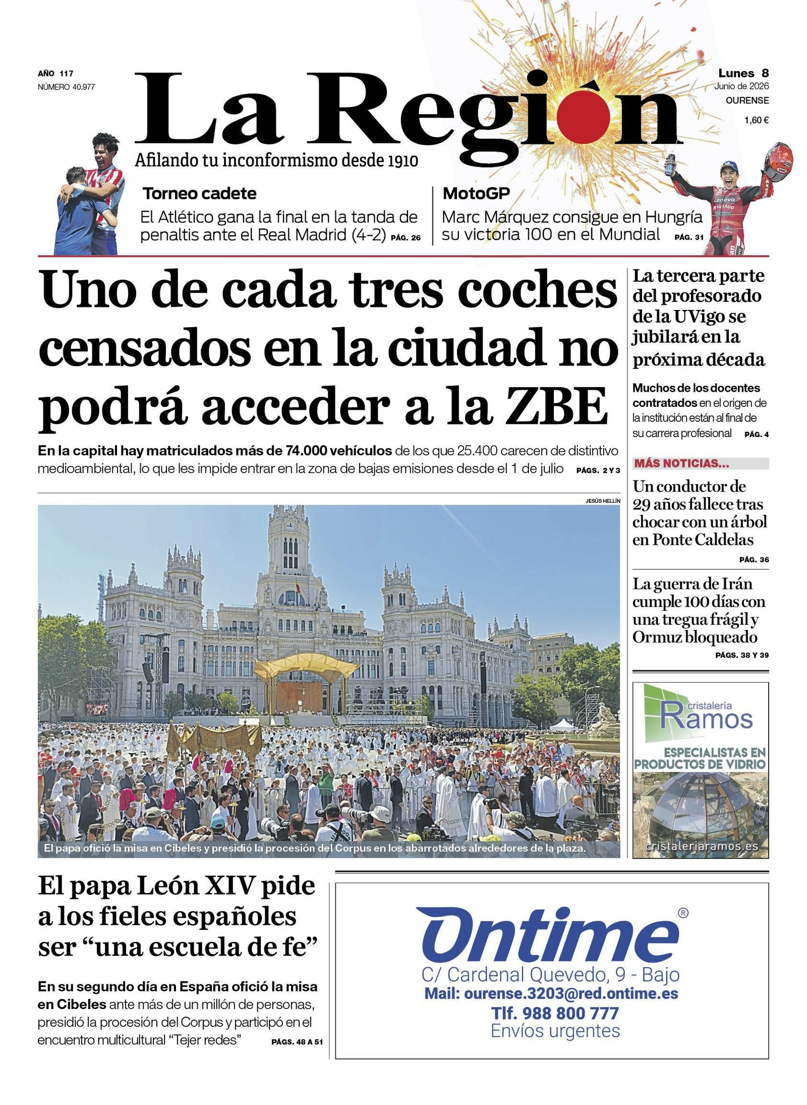La portada de hoy
