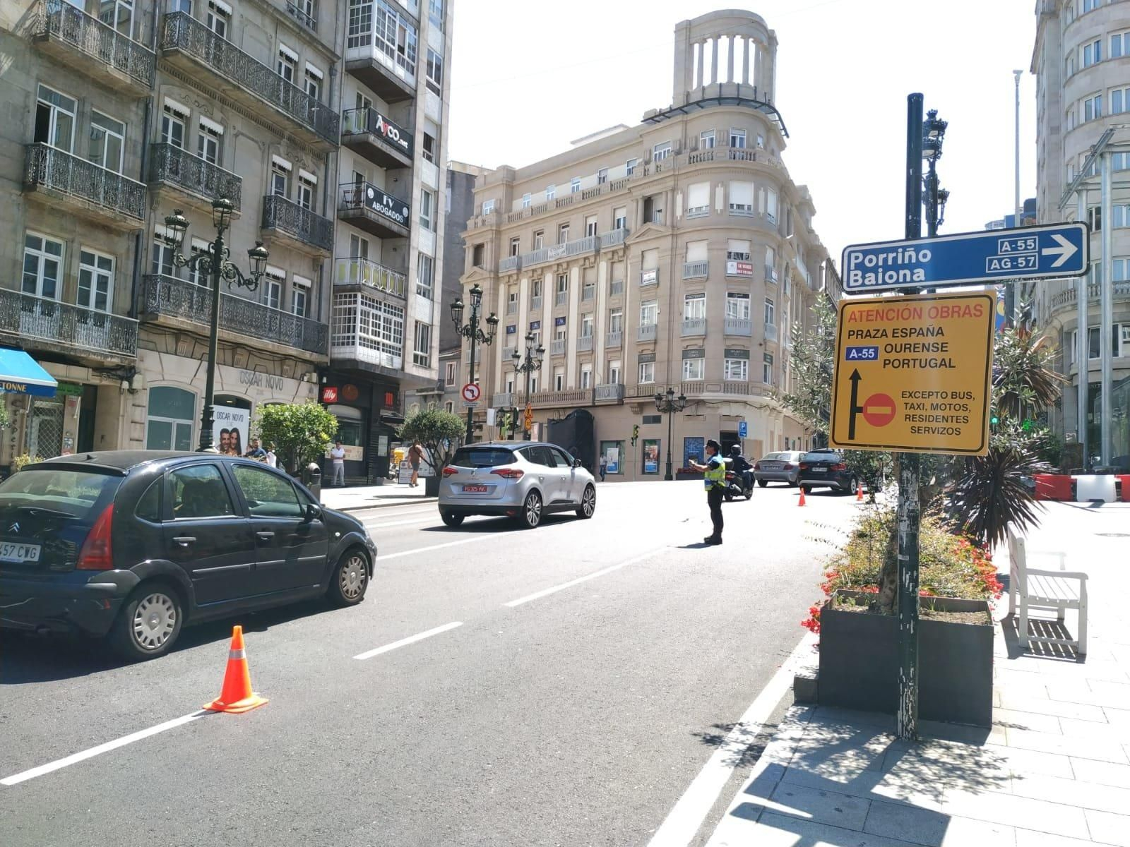 Gran Vía se corta al tráfico 06