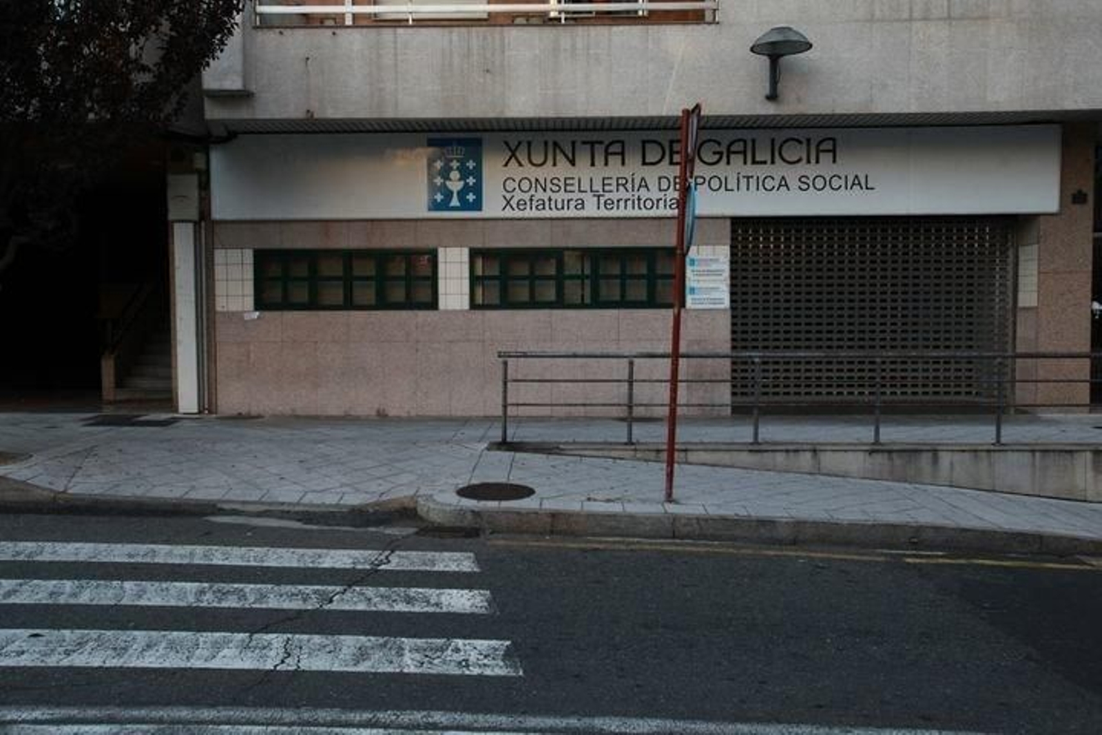 Edificio de Política Social de la Xunta, en la rúa Sáenz-Díez número 33.