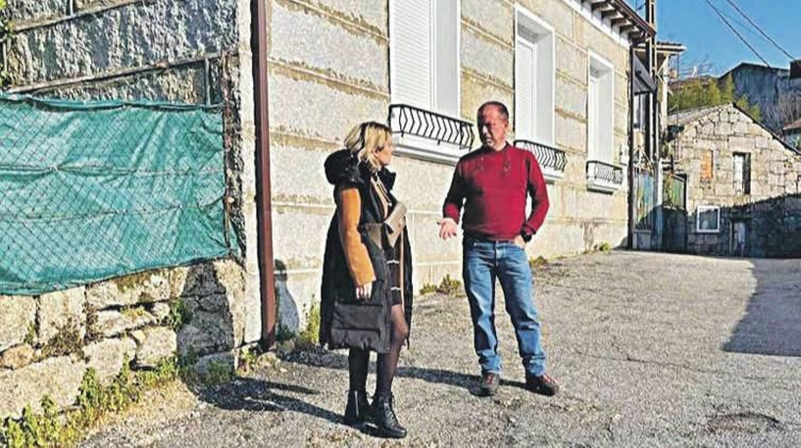 Los regidores municipales, Noelia Rodríguez y Emilio Díaz.