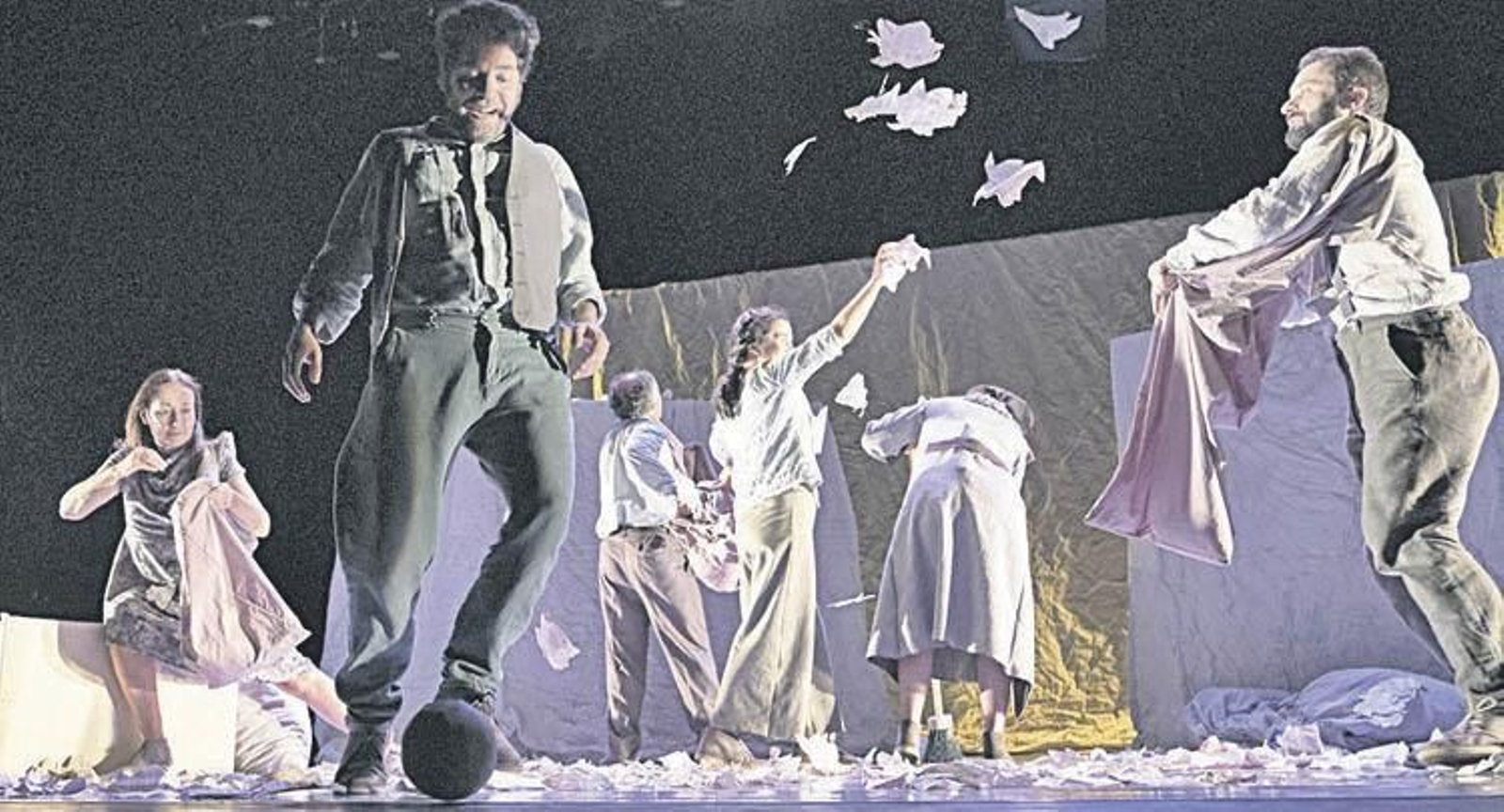 Una representación de “A lingua das bolboretas”.