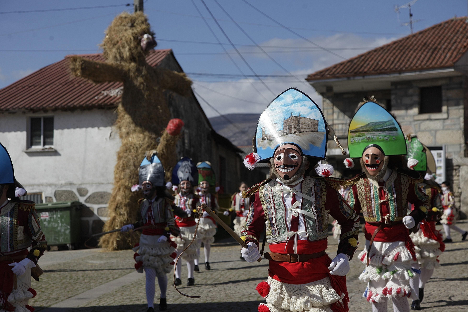 Mázcaras de A Xironda el pasado año. (Foto: Miguel Ángel).