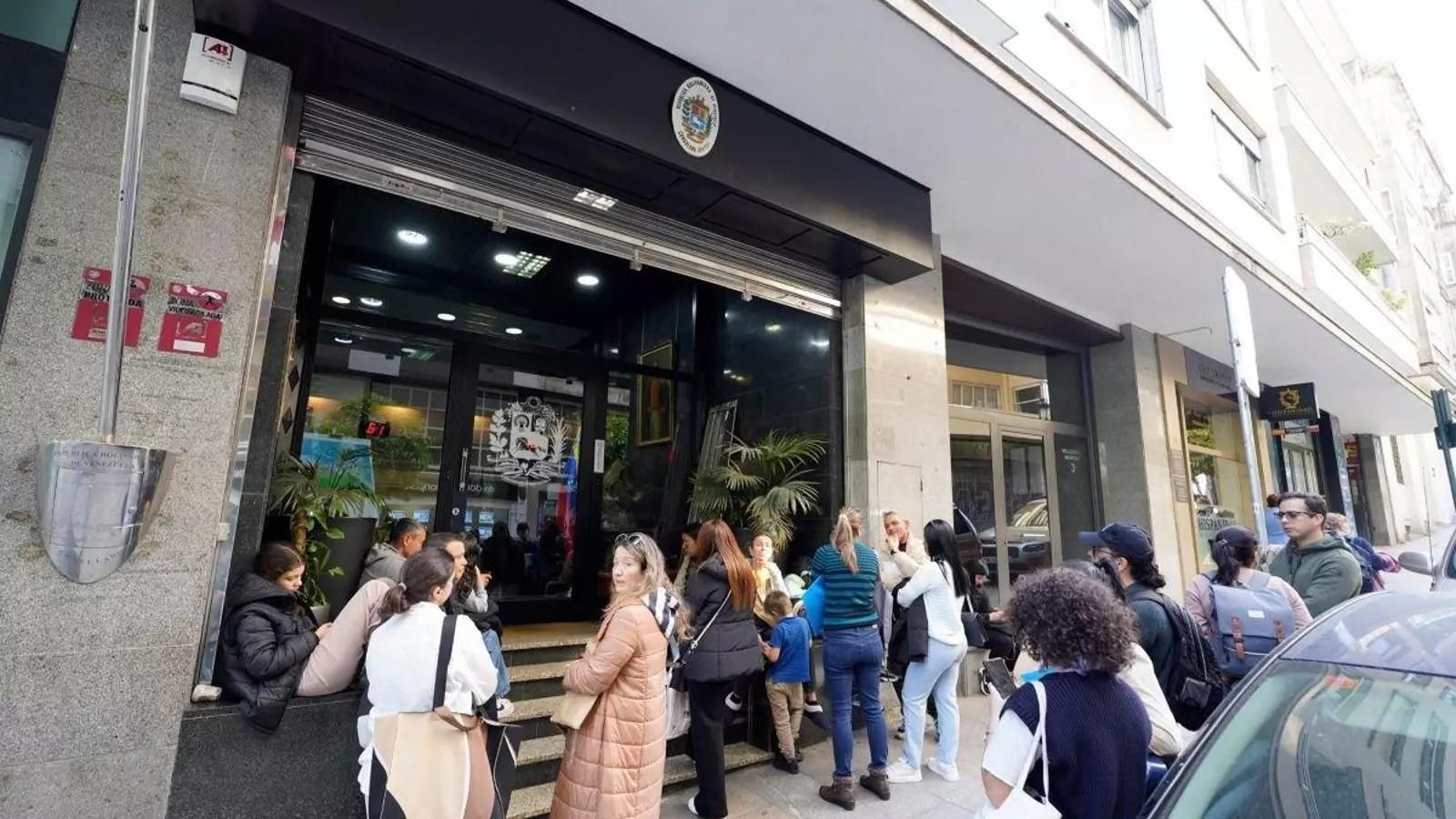 El consulado de Venezuela en Galicia, con sede en Vigo.