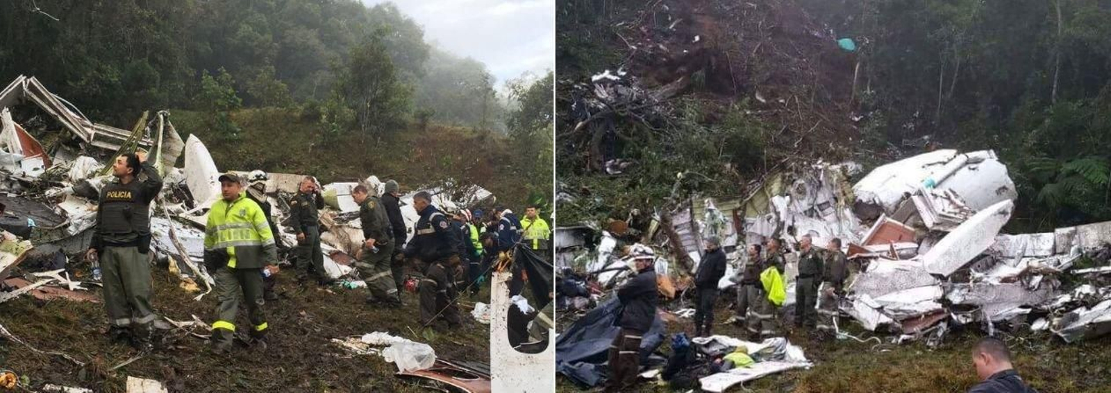 Los restos del avión //twitter/felipedaroit