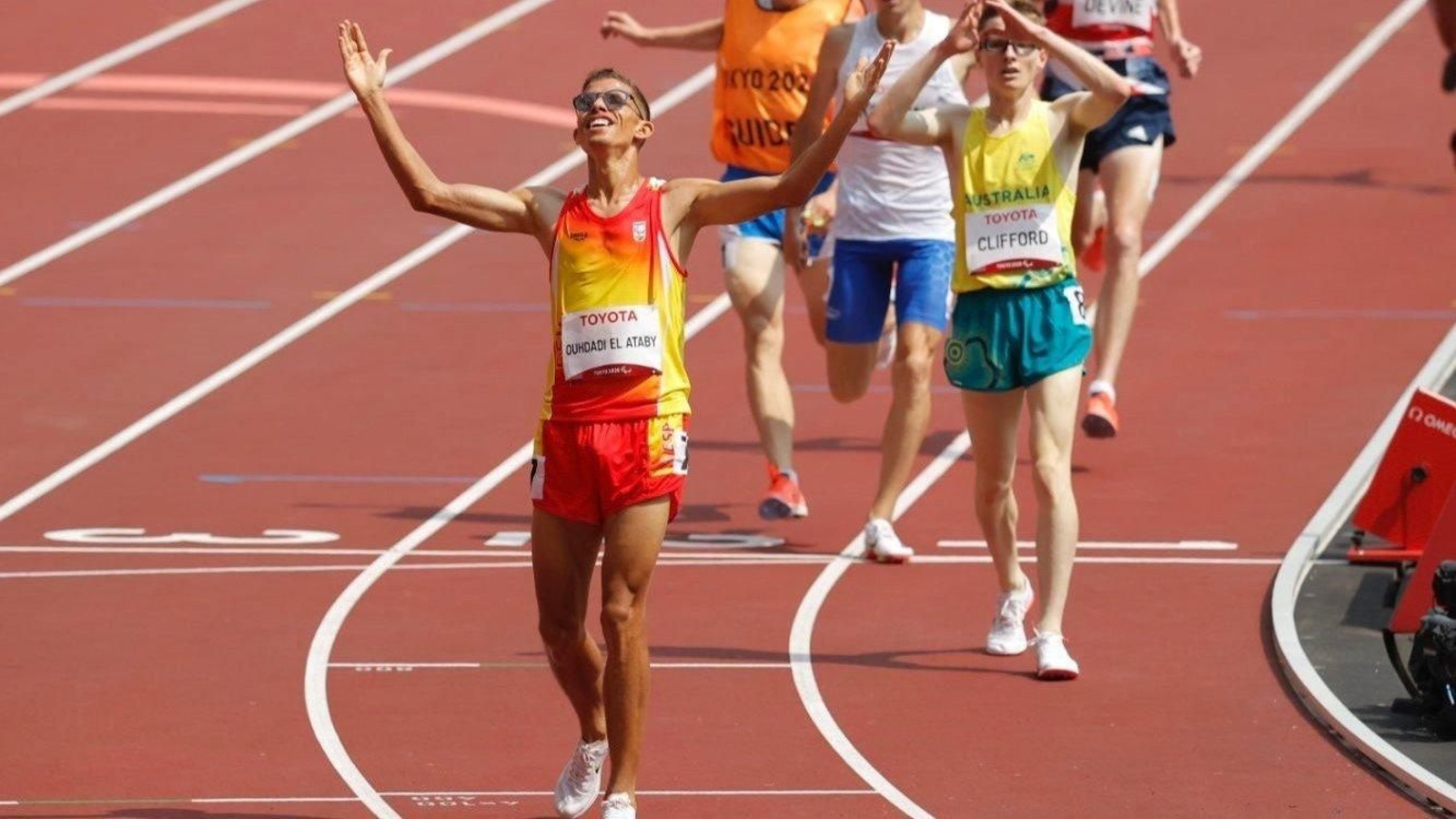 Yassine Ouhdadi en los anteriores Juegos Paralímpicos. // EP